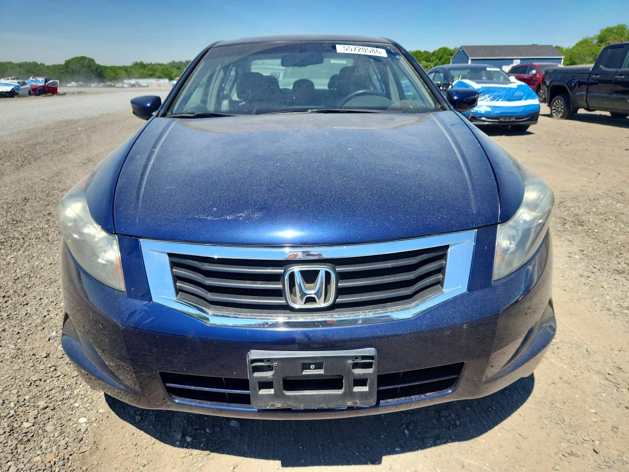 2008 Honda Accord Exl Blue vin: 1HGCP26848A066883