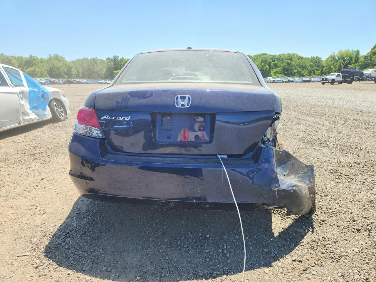 2008 Honda Accord Exl Blue vin: 1HGCP26848A066883