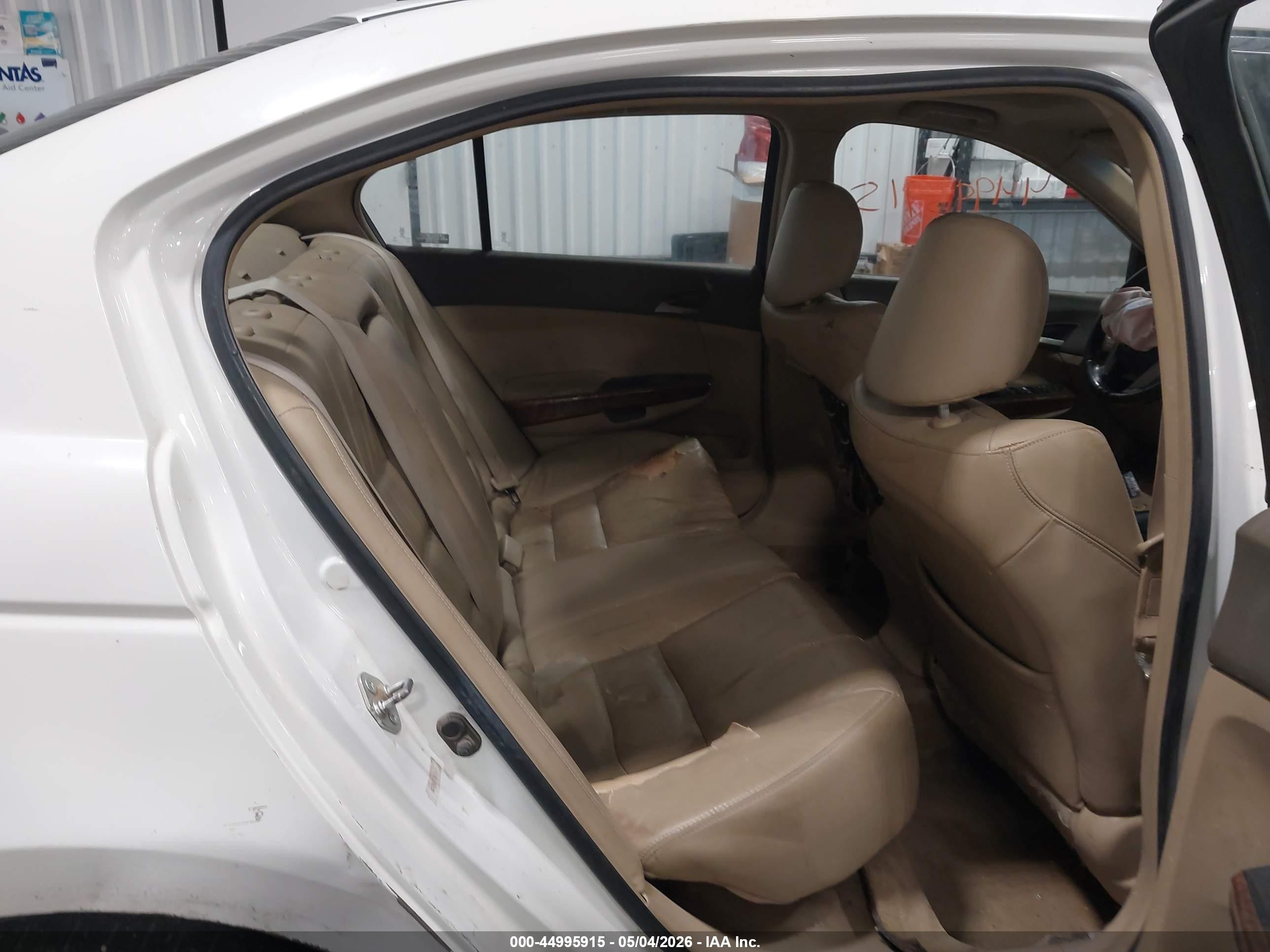 2008 Honda Accord 2.4 Ex-l White vin: 1HGCP26848A096126