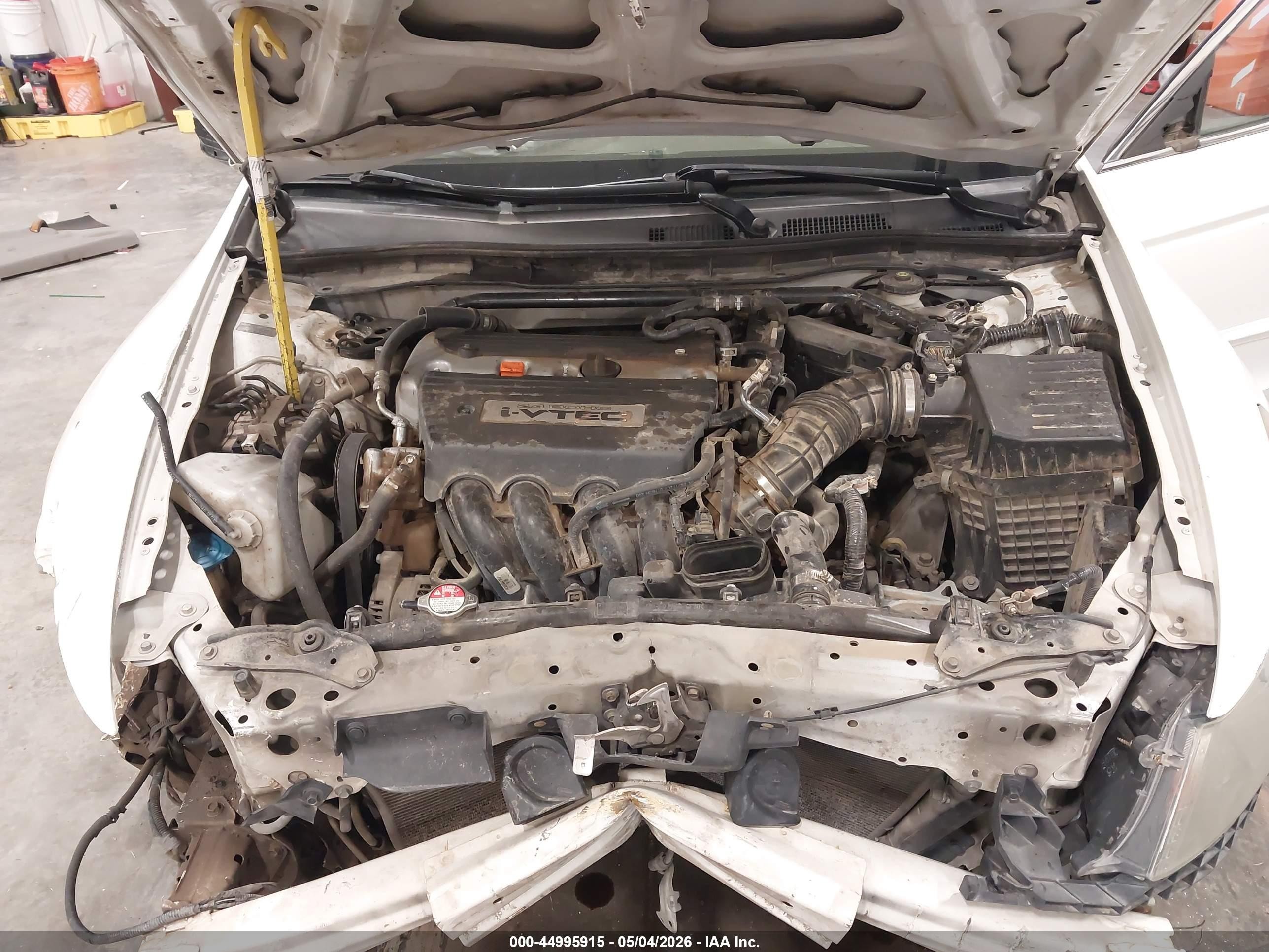 2008 Honda Accord 2.4 Ex-l White vin: 1HGCP26848A096126