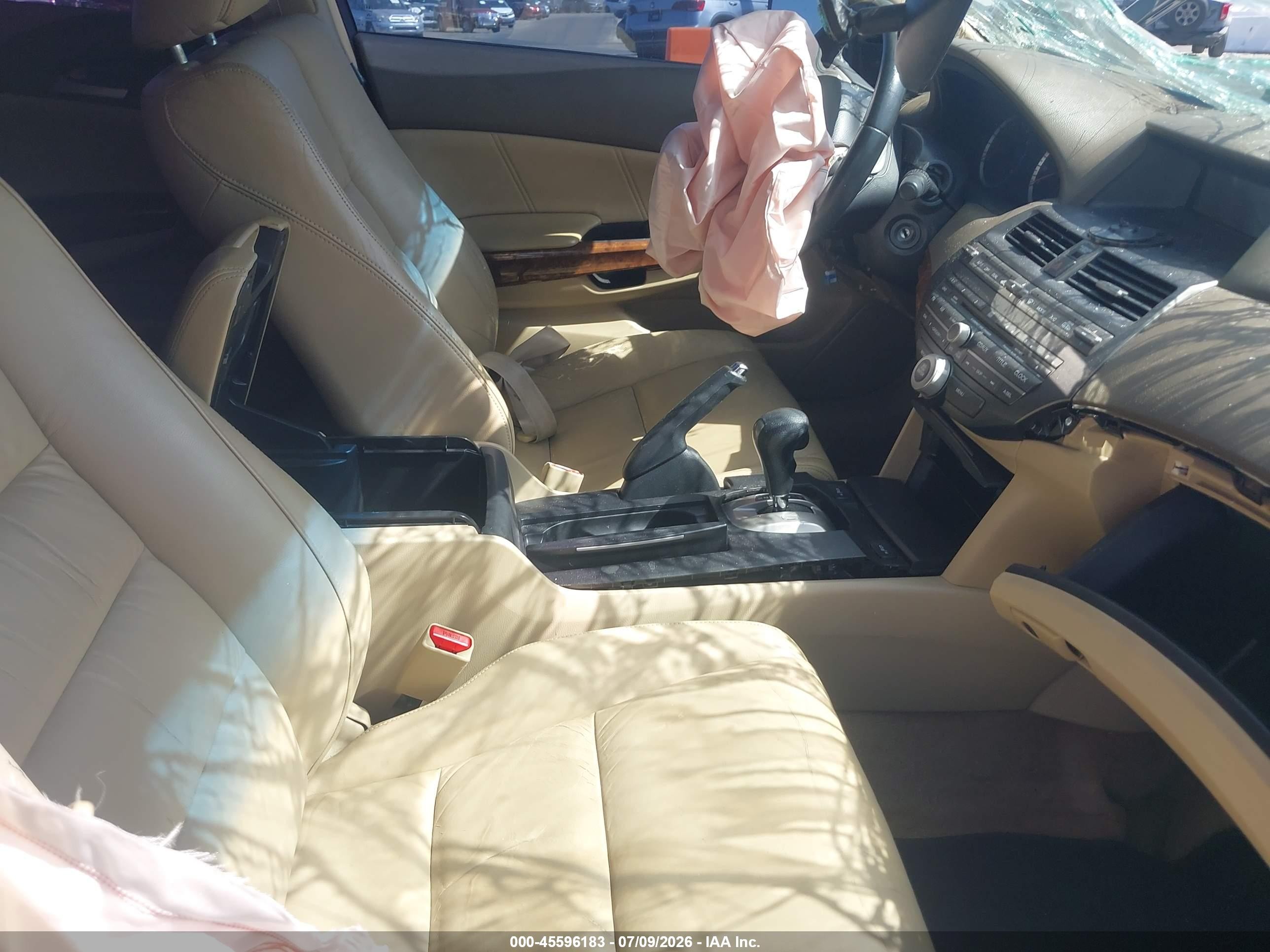 2008 Honda Accord 2.4 Ex-l White vin: 1HGCP26848A106783