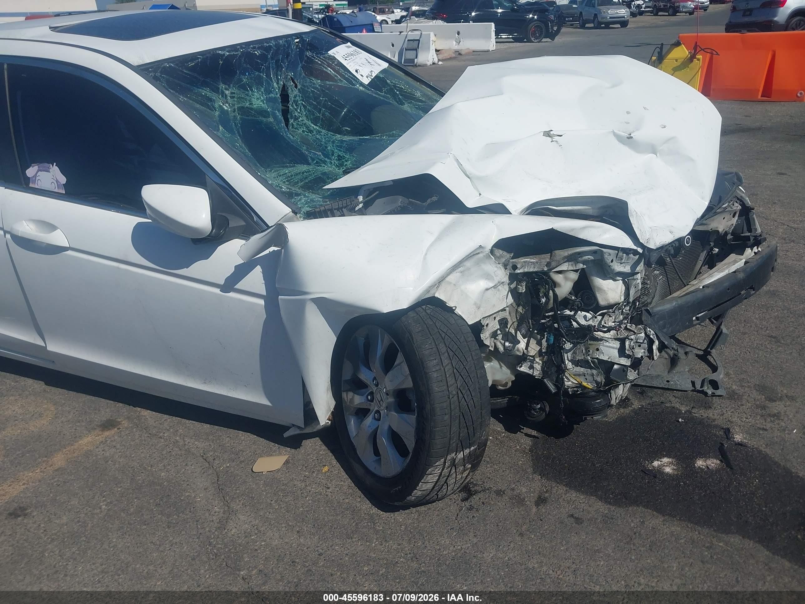 2008 Honda Accord 2.4 Ex-l White vin: 1HGCP26848A106783