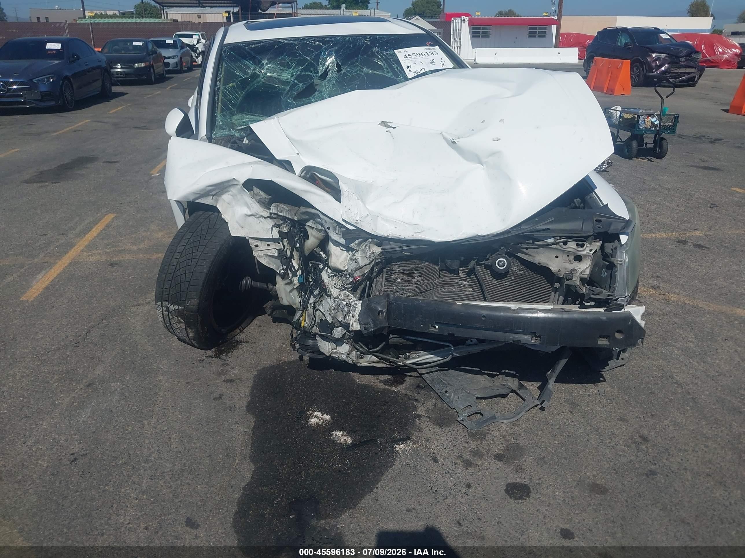 2008 Honda Accord 2.4 Ex-l White vin: 1HGCP26848A106783