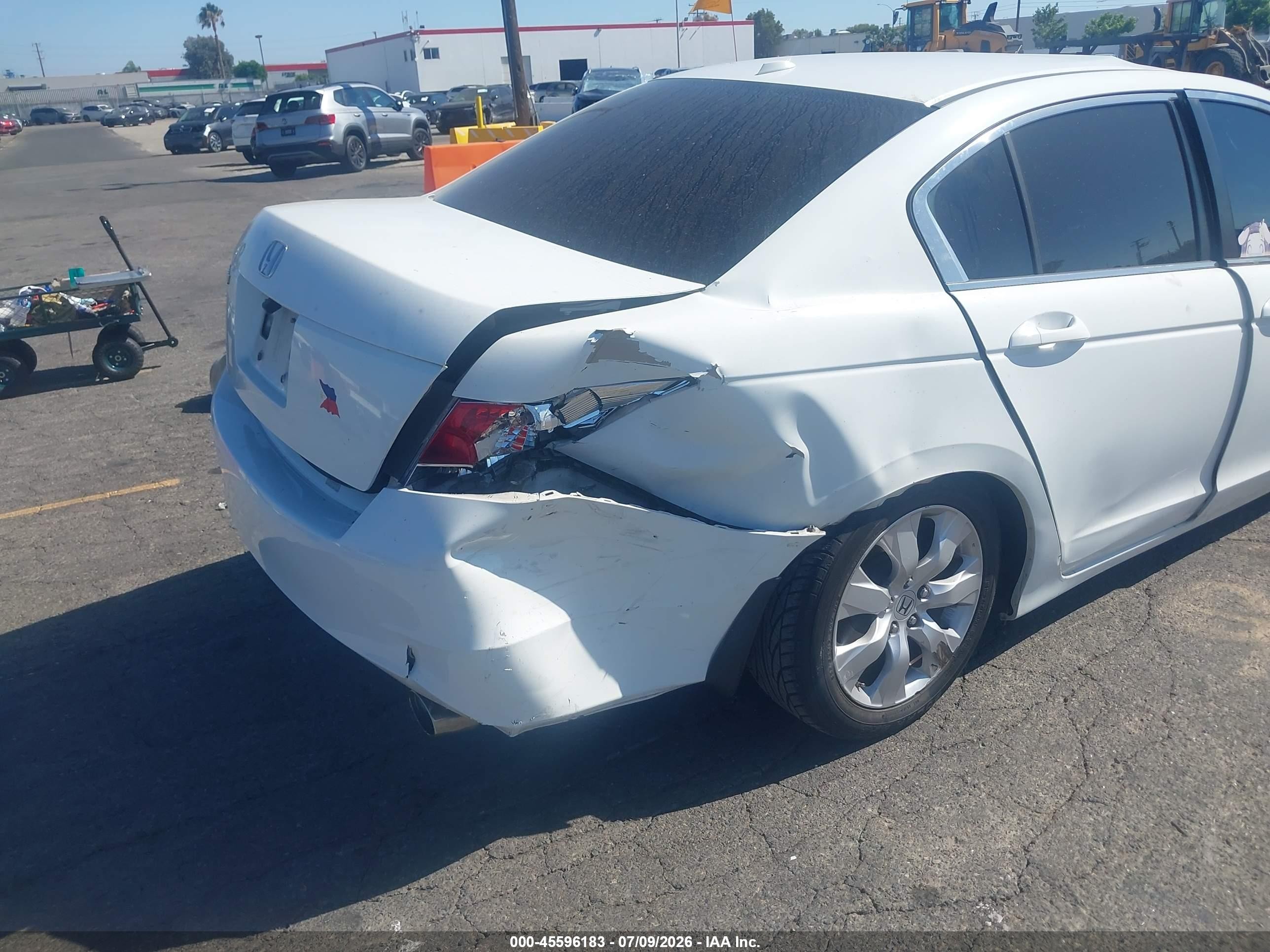2008 Honda Accord 2.4 Ex-l White vin: 1HGCP26848A106783