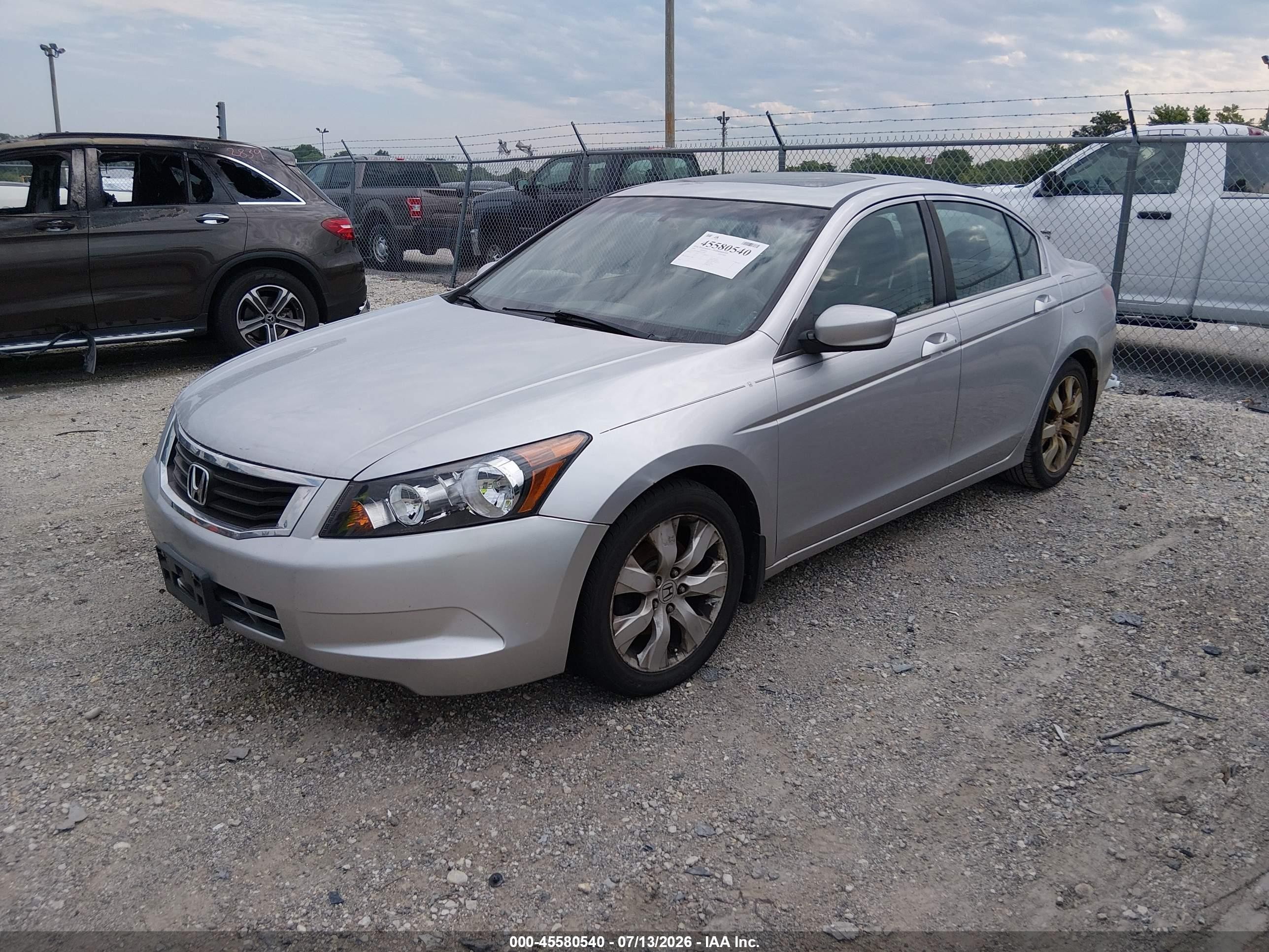 2008 Honda Accord 2.4 Ex-l Silver vin: 1HGCP26848A159998