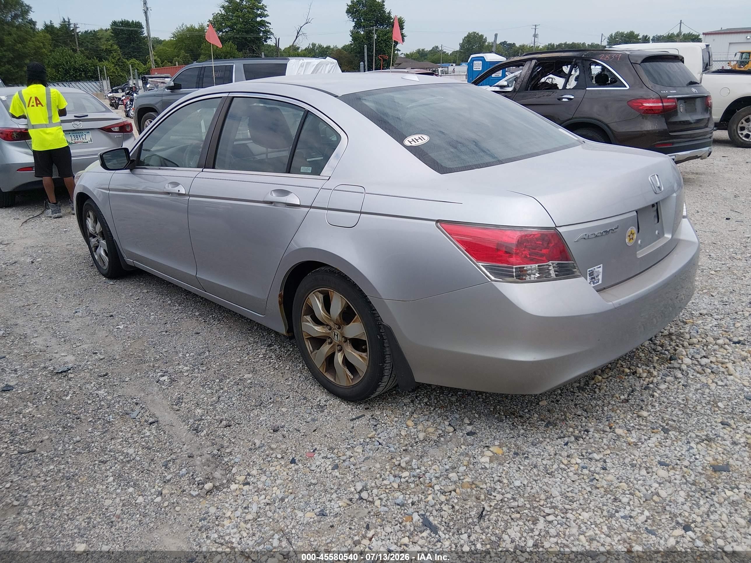 2008 Honda Accord 2.4 Ex-l Silver vin: 1HGCP26848A159998