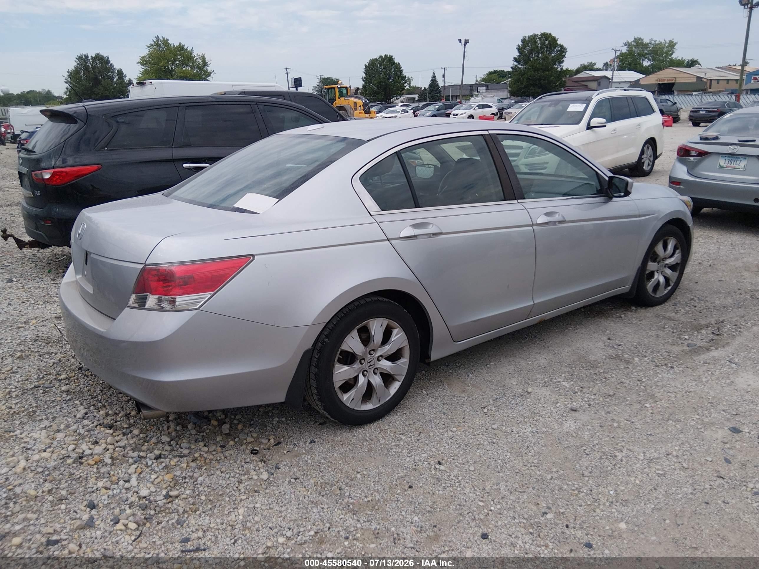 2008 Honda Accord 2.4 Ex-l Silver vin: 1HGCP26848A159998