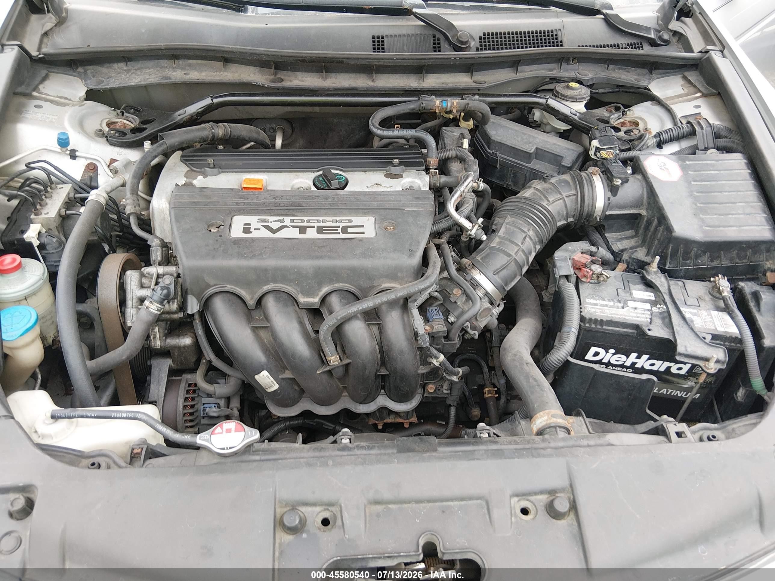 2008 Honda Accord 2.4 Ex-l Silver vin: 1HGCP26848A159998
