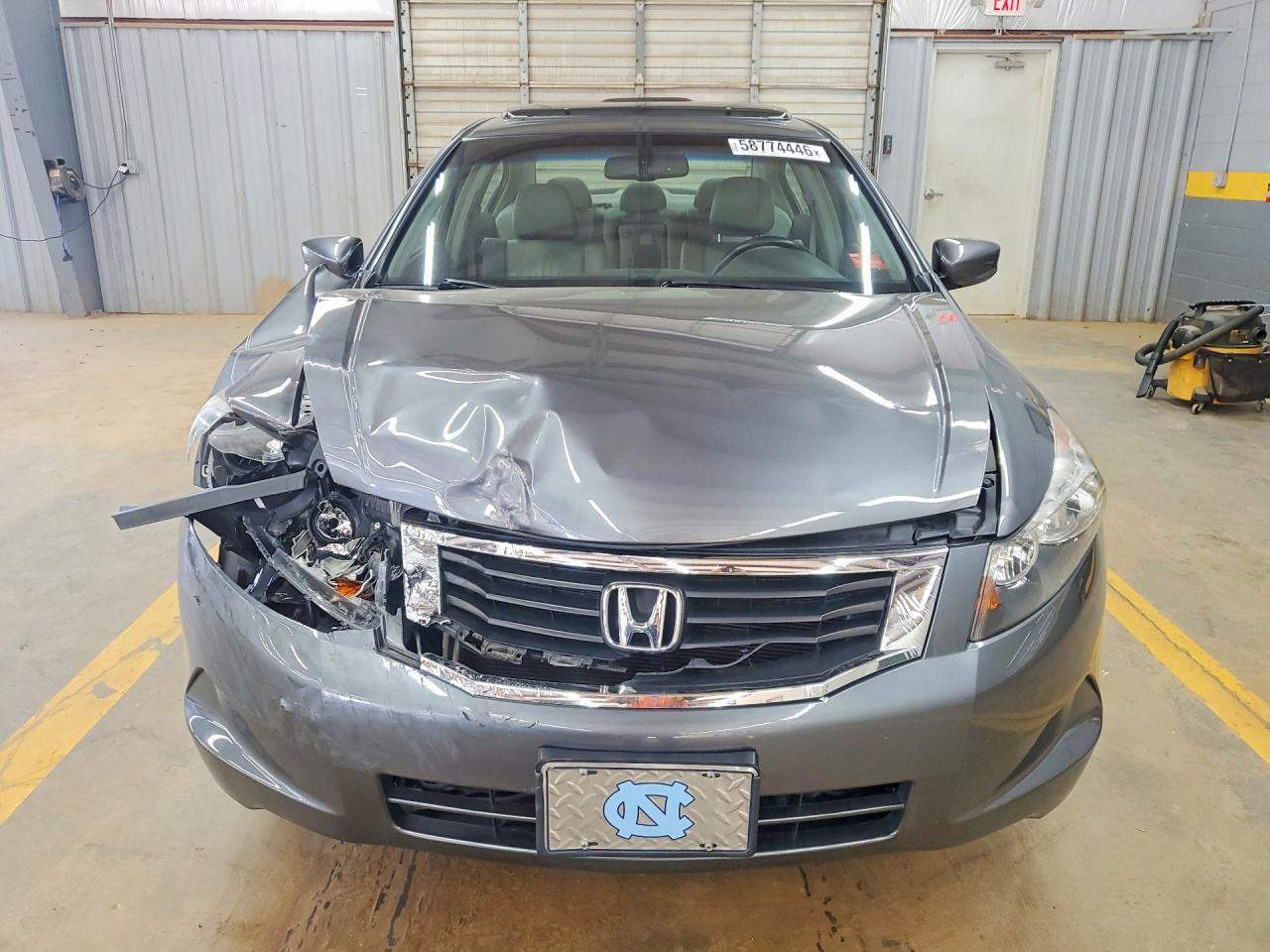 2008 Honda Accord Exl Gray vin: 1HGCP26848A161122