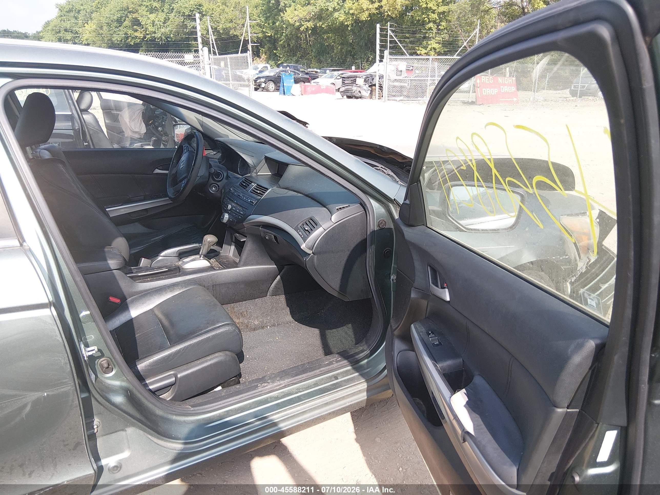 2009 Honda Accord 2.4 Ex-l Green vin: 1HGCP26849A006989