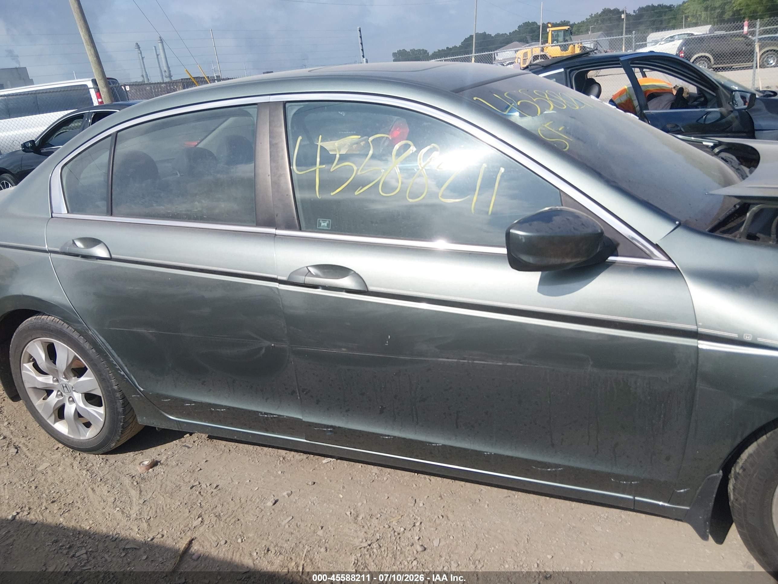 2009 Honda Accord 2.4 Ex-l Green vin: 1HGCP26849A006989