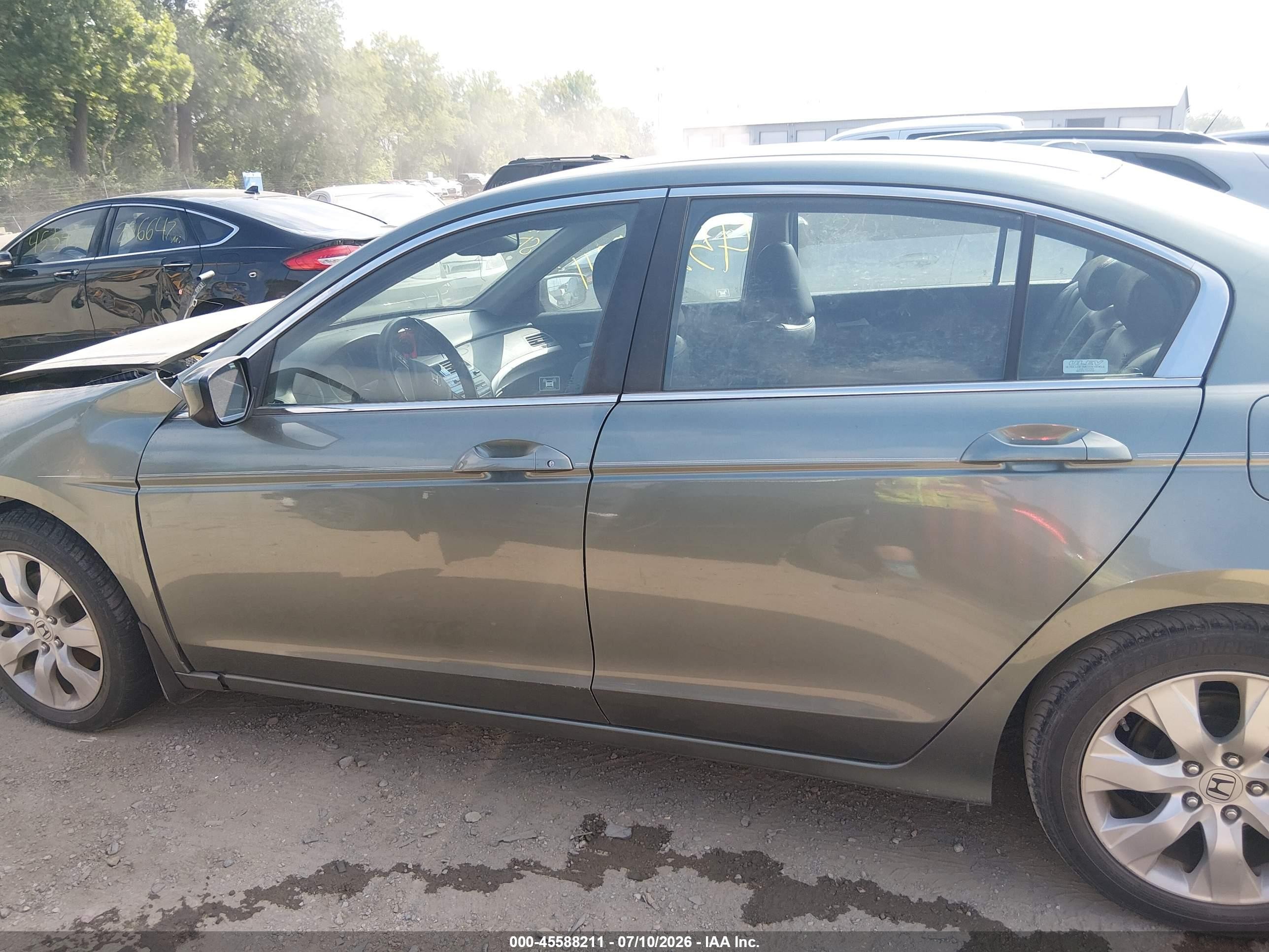 2009 Honda Accord 2.4 Ex-l Green vin: 1HGCP26849A006989