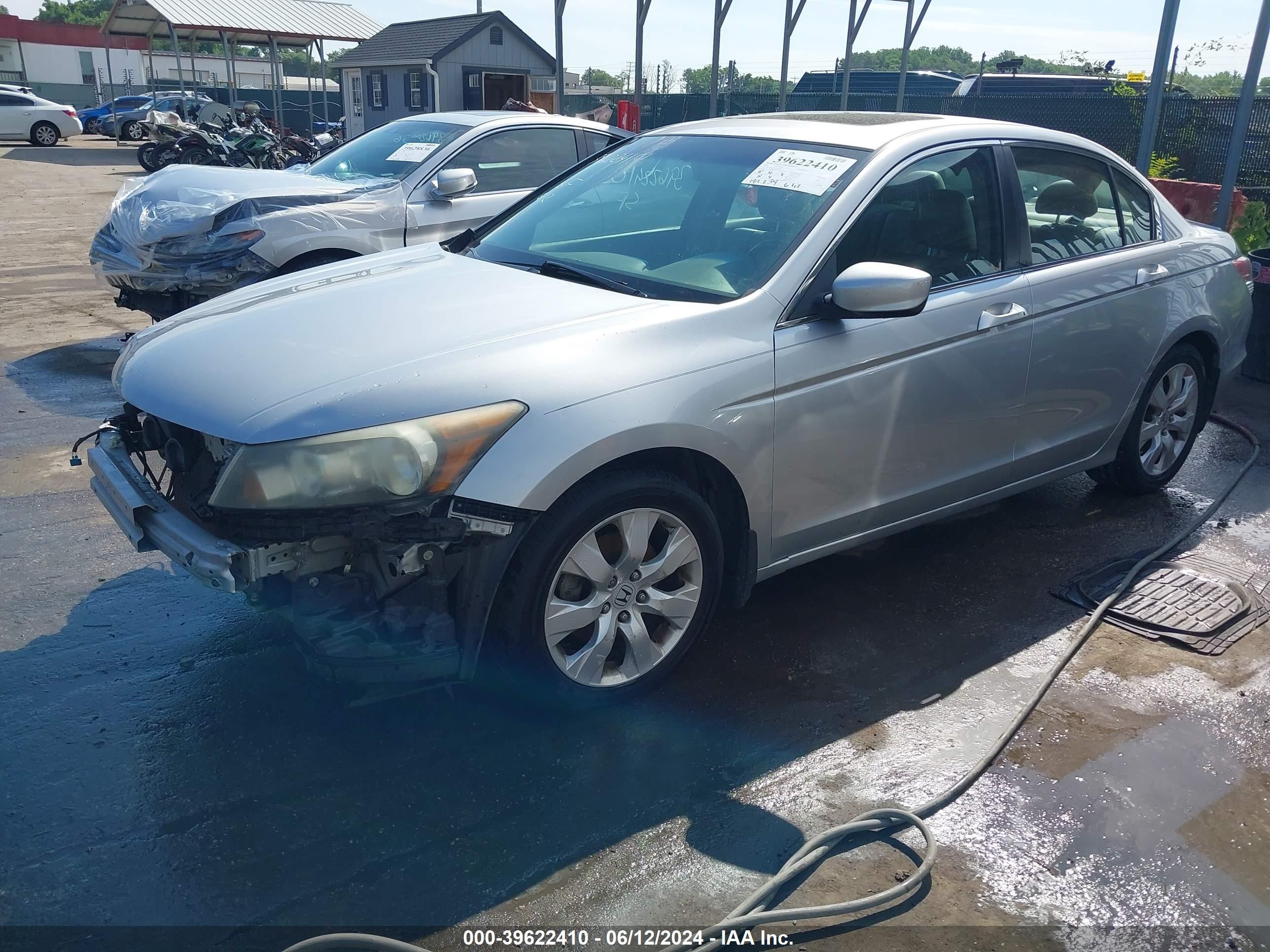 2009 Honda Accord 2.4 Ex-l Silver vin: 1HGCP26849A025283