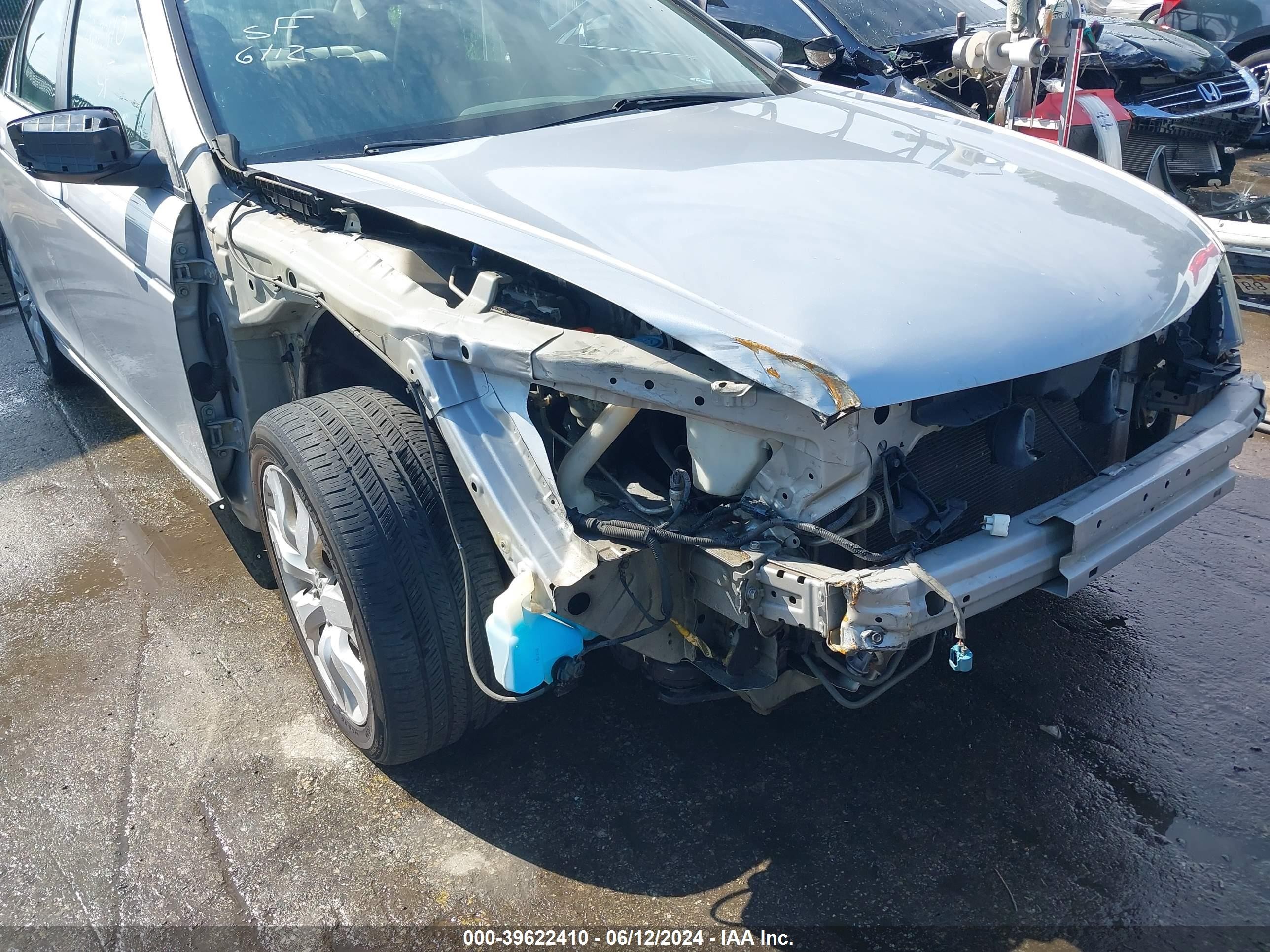 2009 Honda Accord 2.4 Ex-l Silver vin: 1HGCP26849A025283