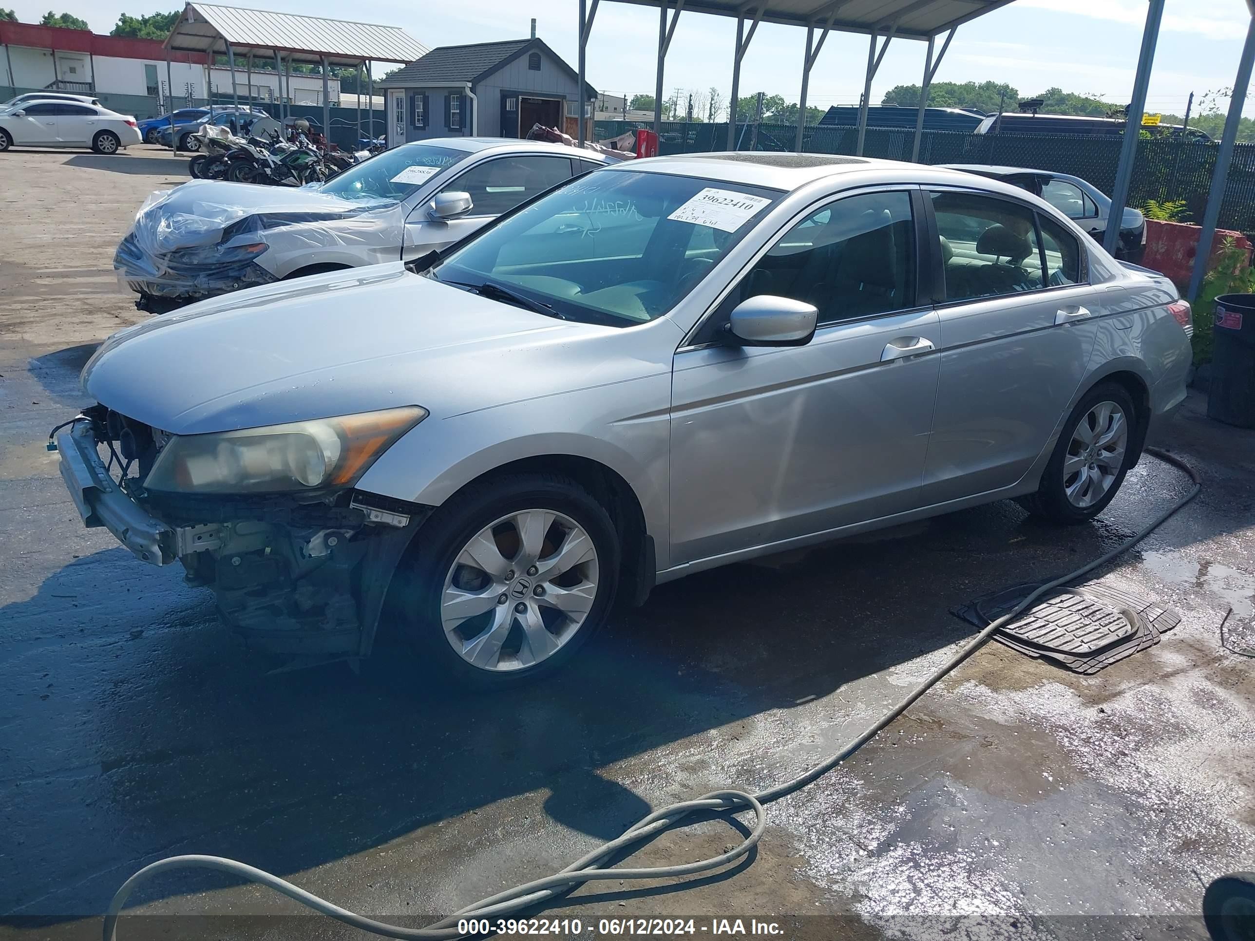 2009 Honda Accord 2.4 Ex-l Silver vin: 1HGCP26849A025283