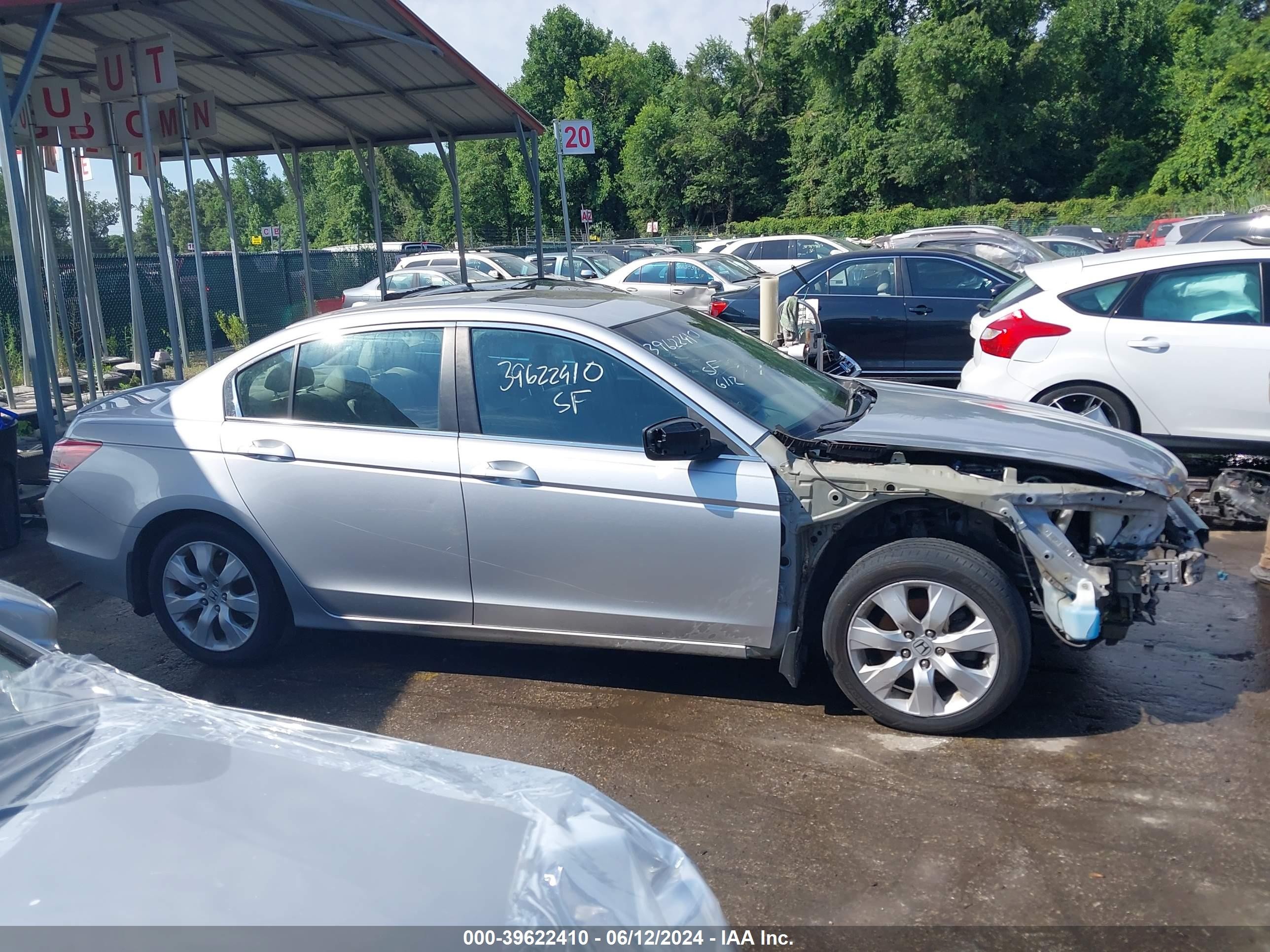 2009 Honda Accord 2.4 Ex-l Silver vin: 1HGCP26849A025283