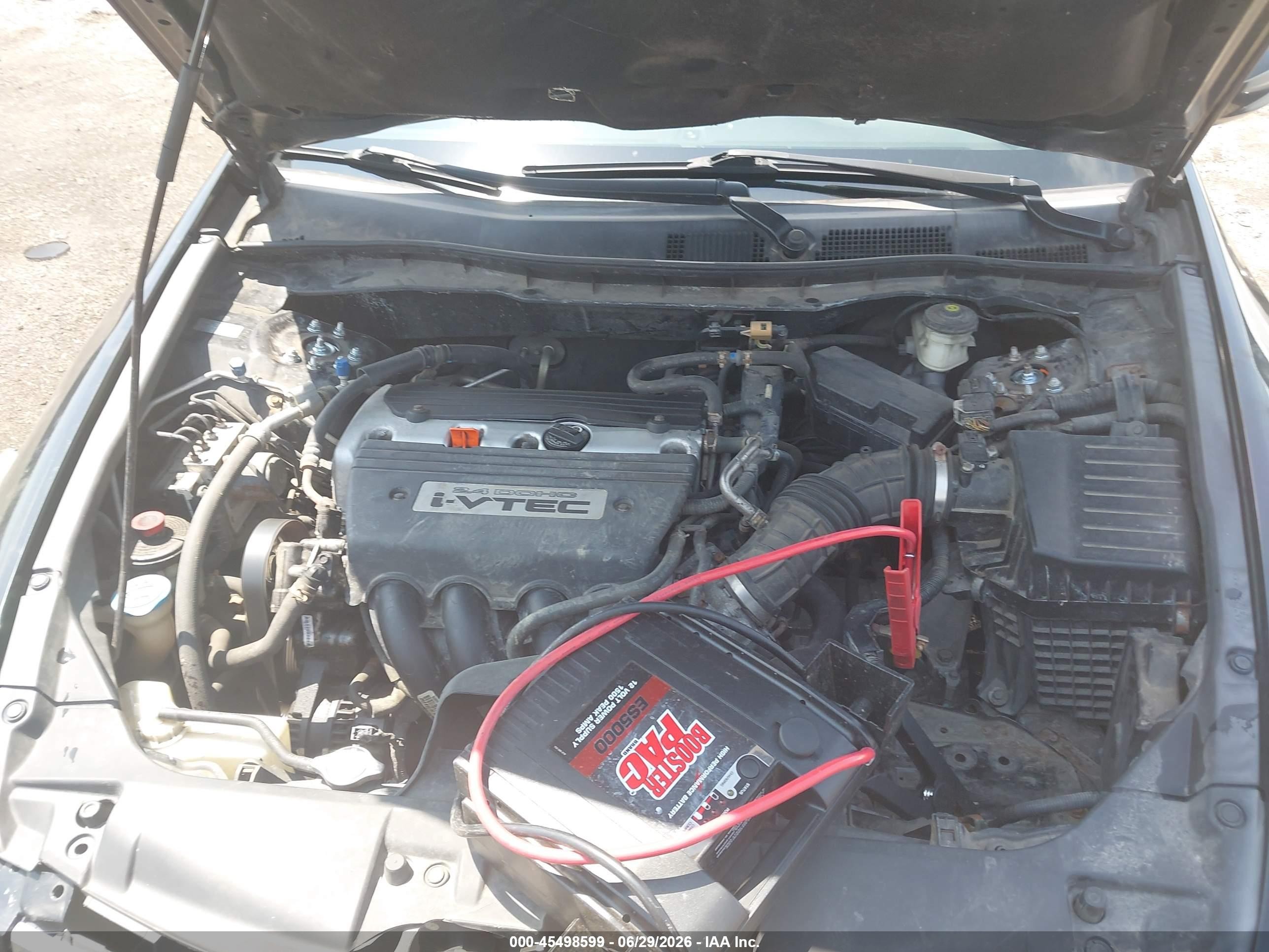 2009 Honda Accord 2.4 Ex-l Black vin: 1HGCP26849A036218
