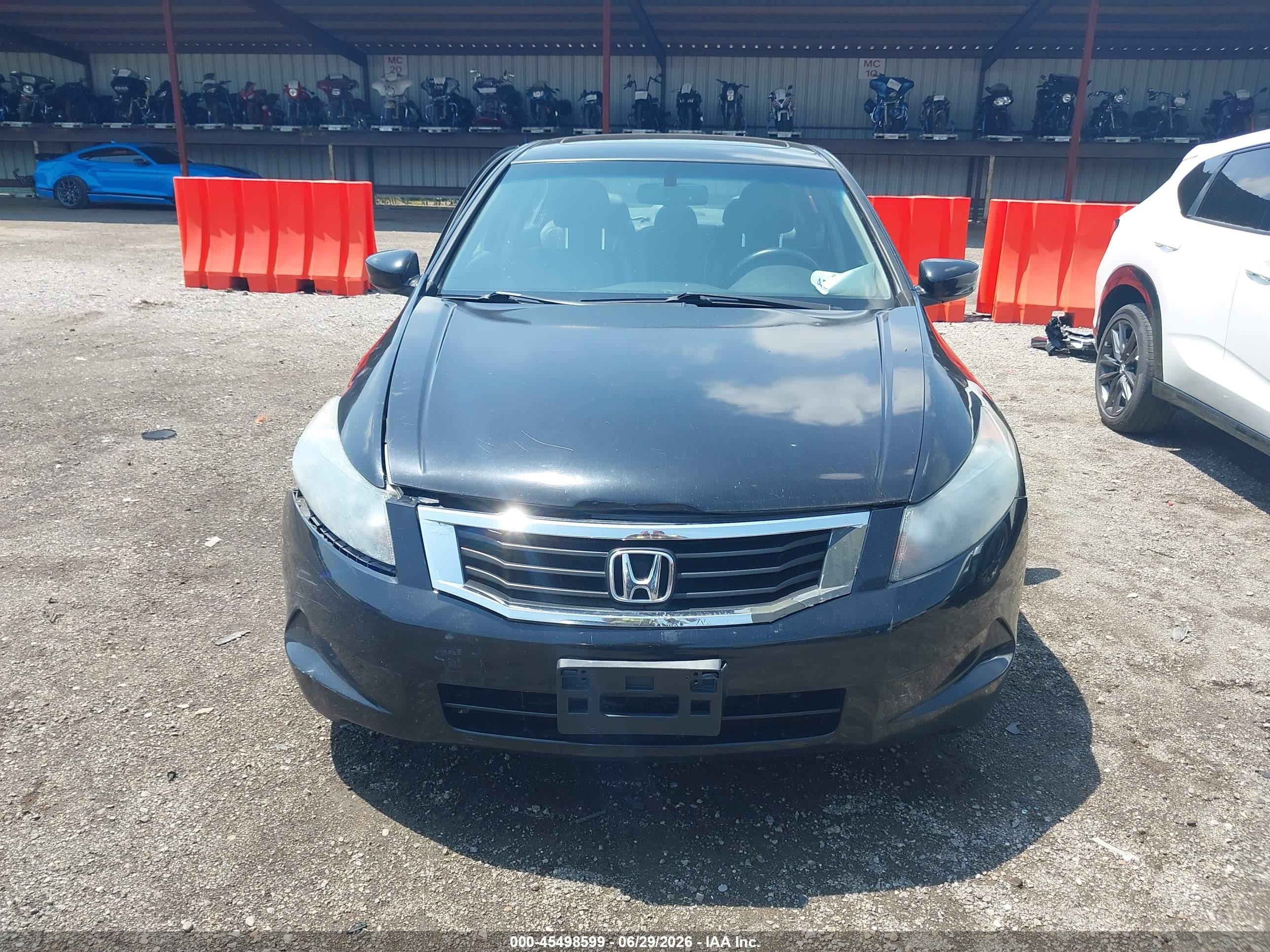 2009 Honda Accord 2.4 Ex-l Black vin: 1HGCP26849A036218