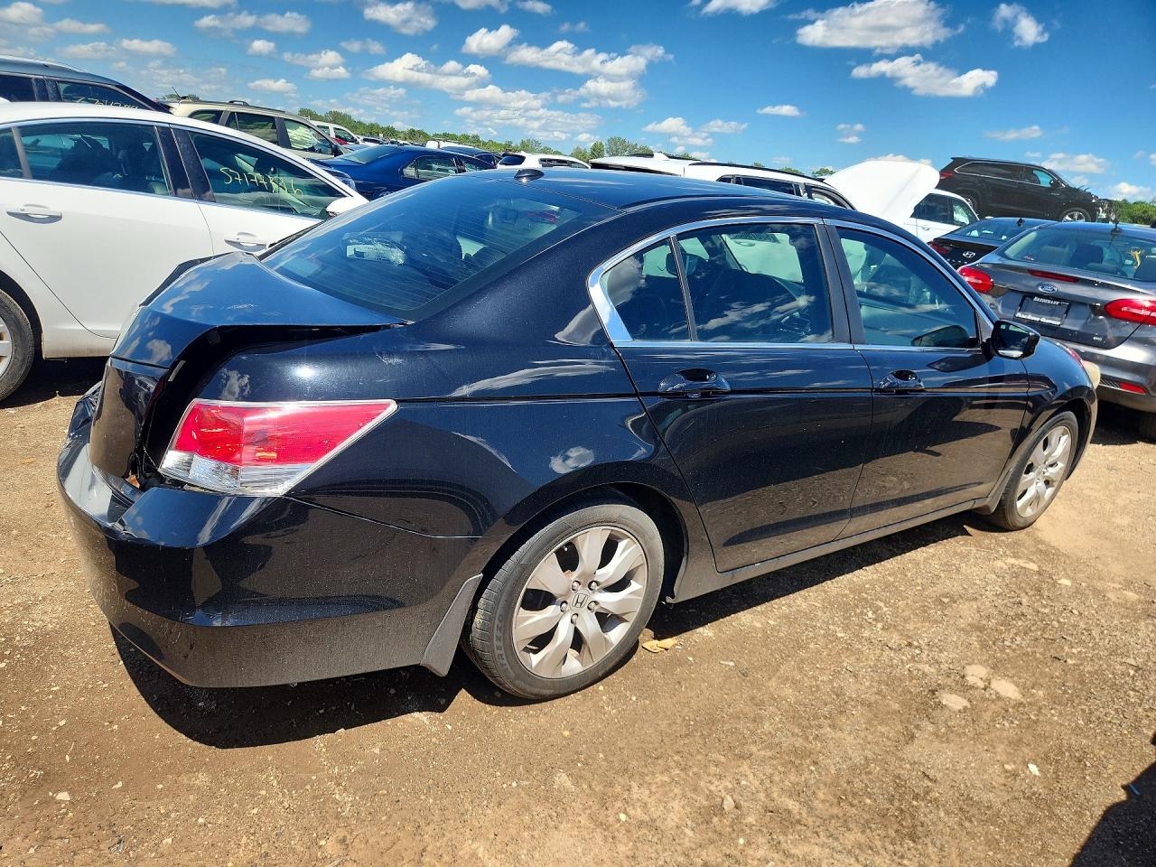 2009 Honda Accord Exl Black vin: 1HGCP26849A050894