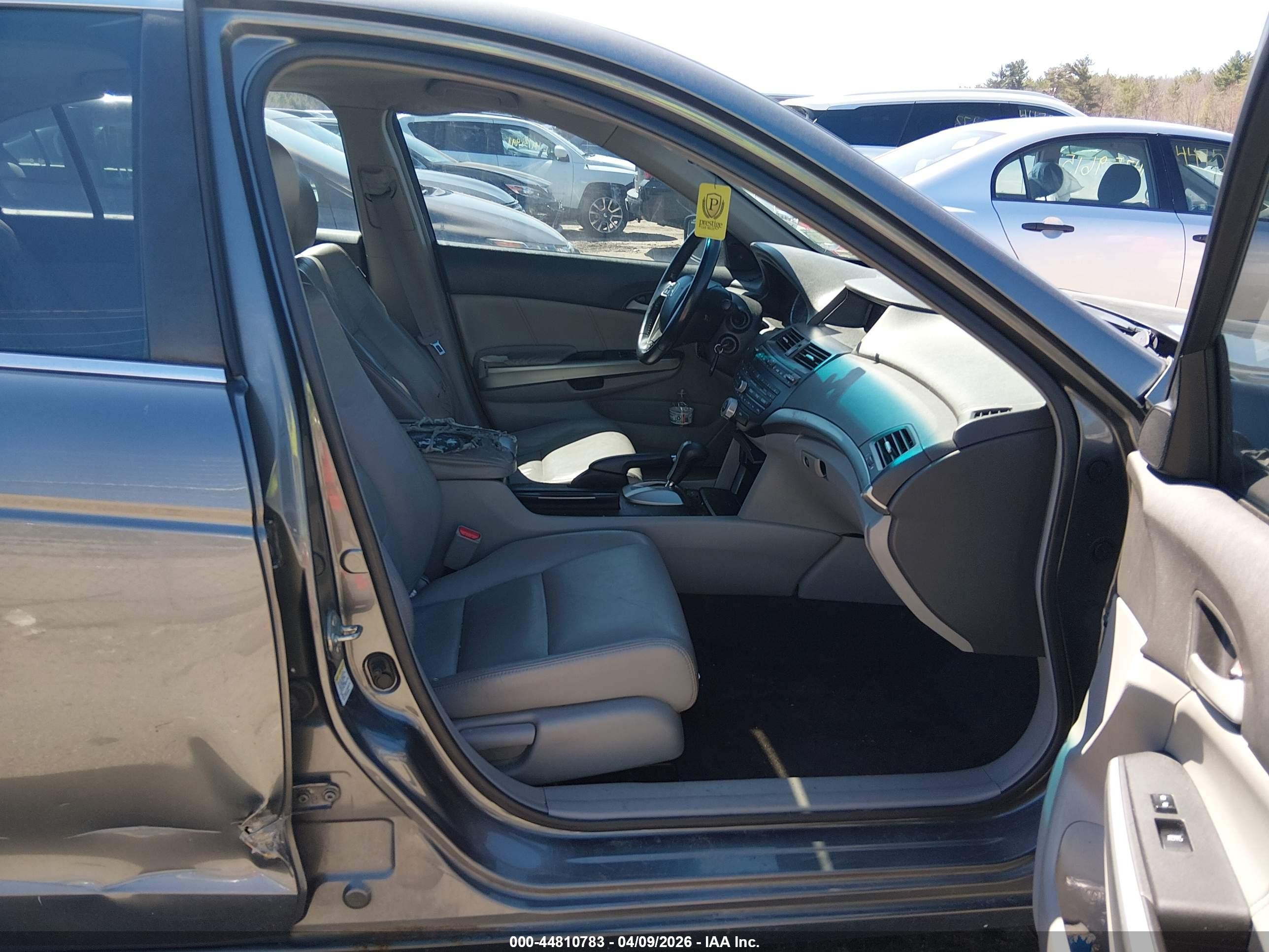 2009 Honda Accord 2.4 Ex-l Серый vin: 1HGCP26849A067145