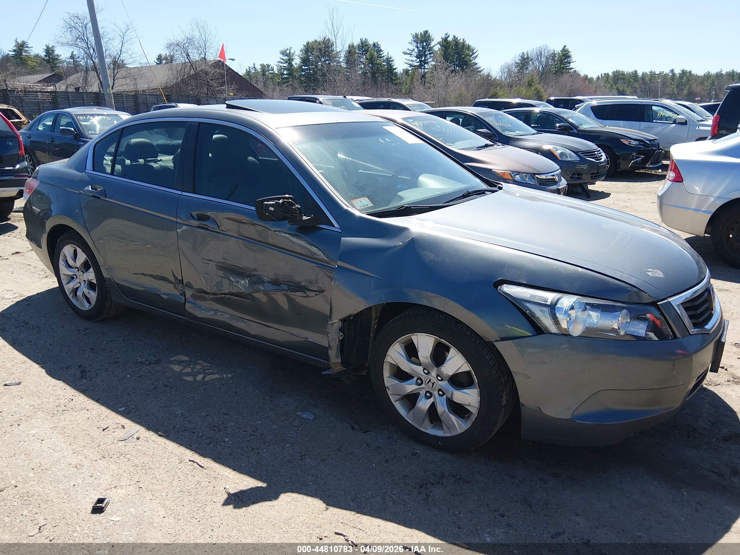 2009 Honda Accord 2.4 Ex-l Серый vin: 1HGCP26849A067145