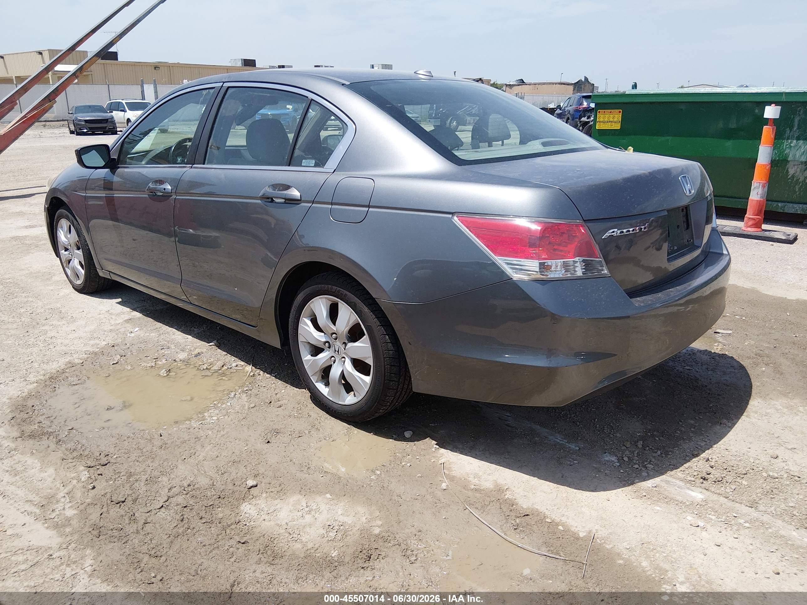 2009 Honda Accord 2.4 Ex-l Gray vin: 1HGCP26849A079313