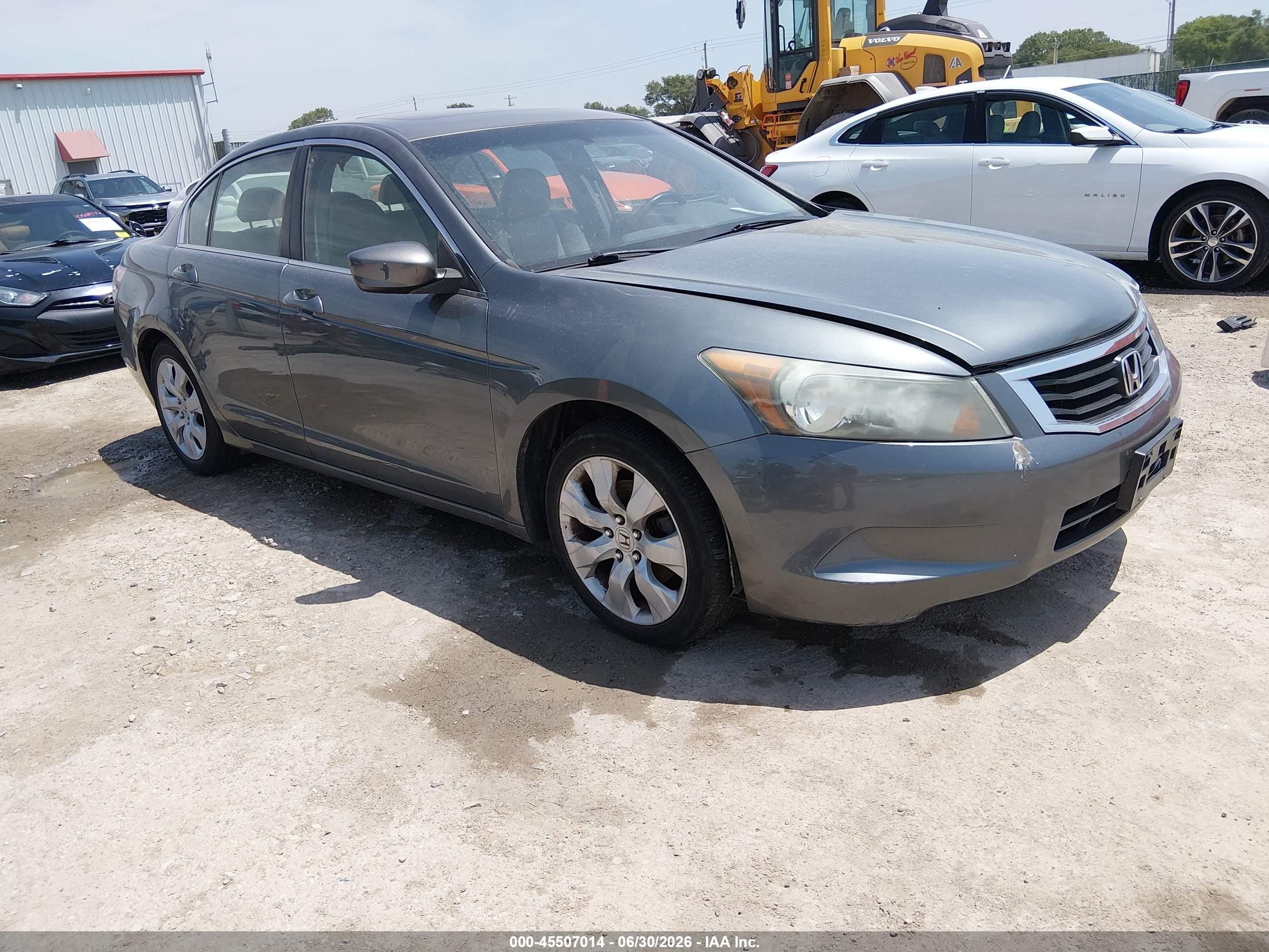 2009 Honda Accord 2.4 Ex-l Gray vin: 1HGCP26849A079313