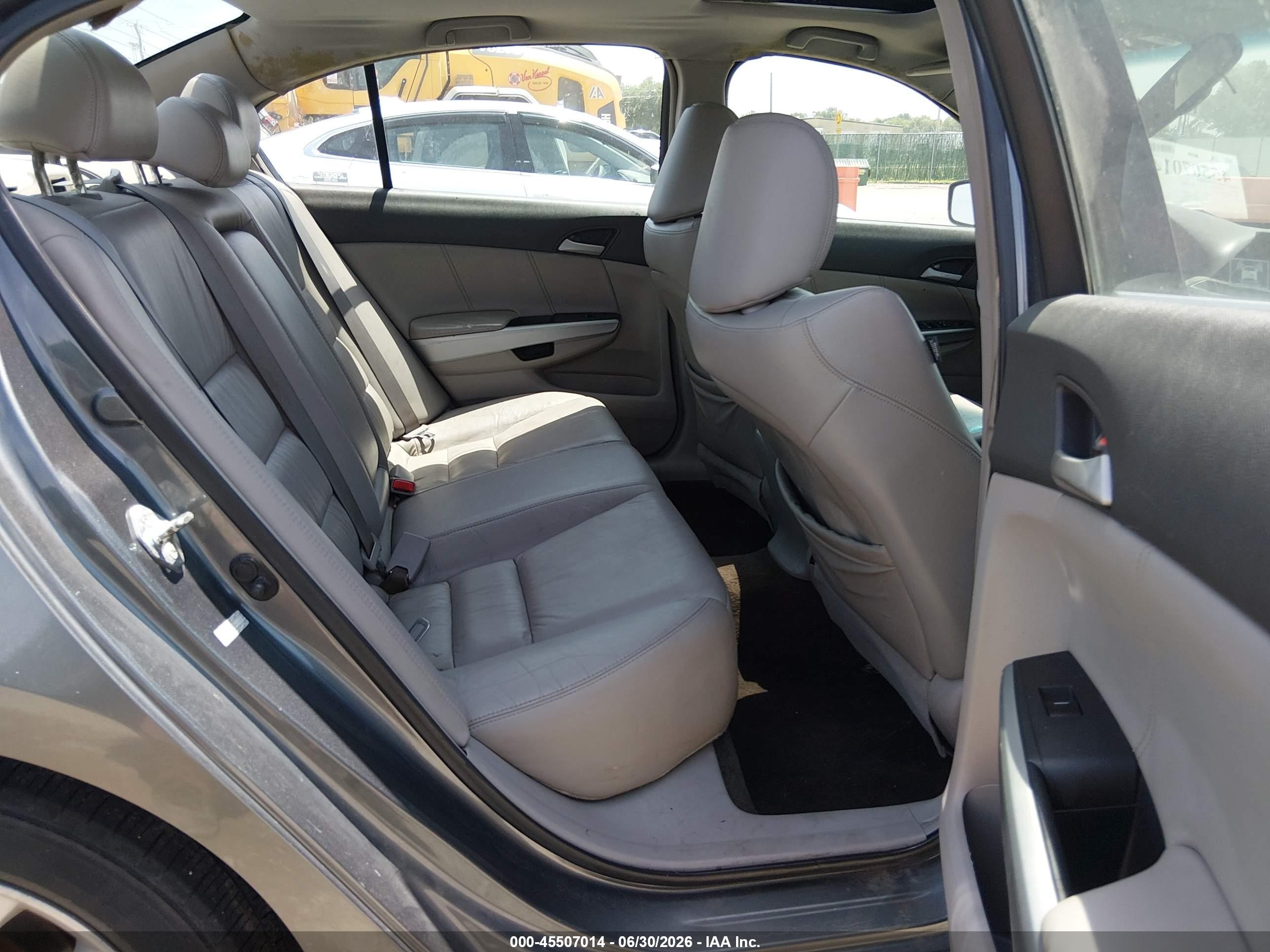 2009 Honda Accord 2.4 Ex-l Gray vin: 1HGCP26849A079313