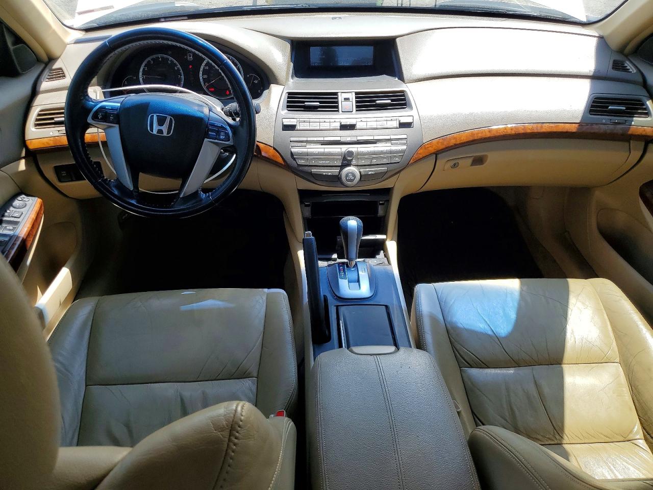 2009 Honda Accord Exl White vin: 1HGCP26849A094202