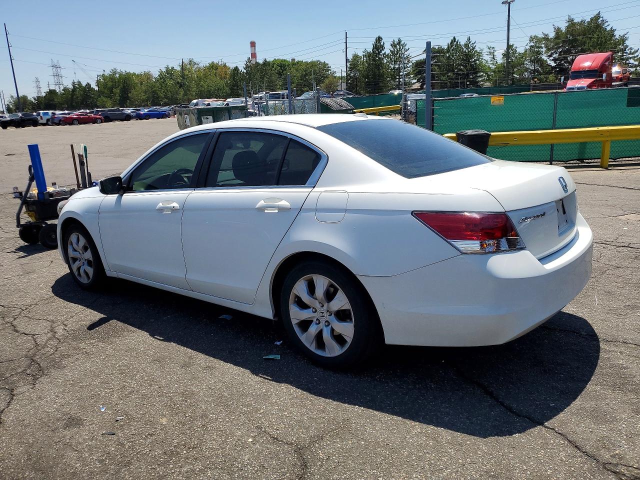 2009 Honda Accord Exl White vin: 1HGCP26849A094202