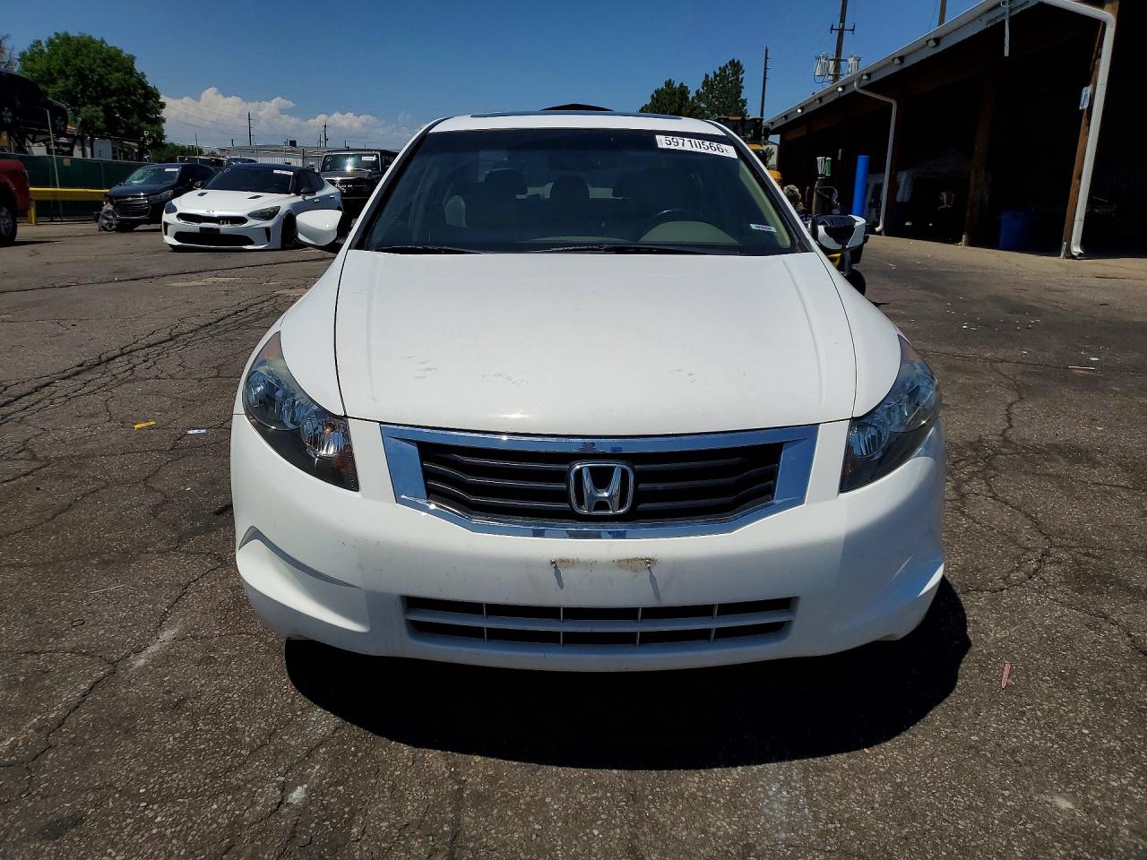 2009 Honda Accord Exl White vin: 1HGCP26849A094202