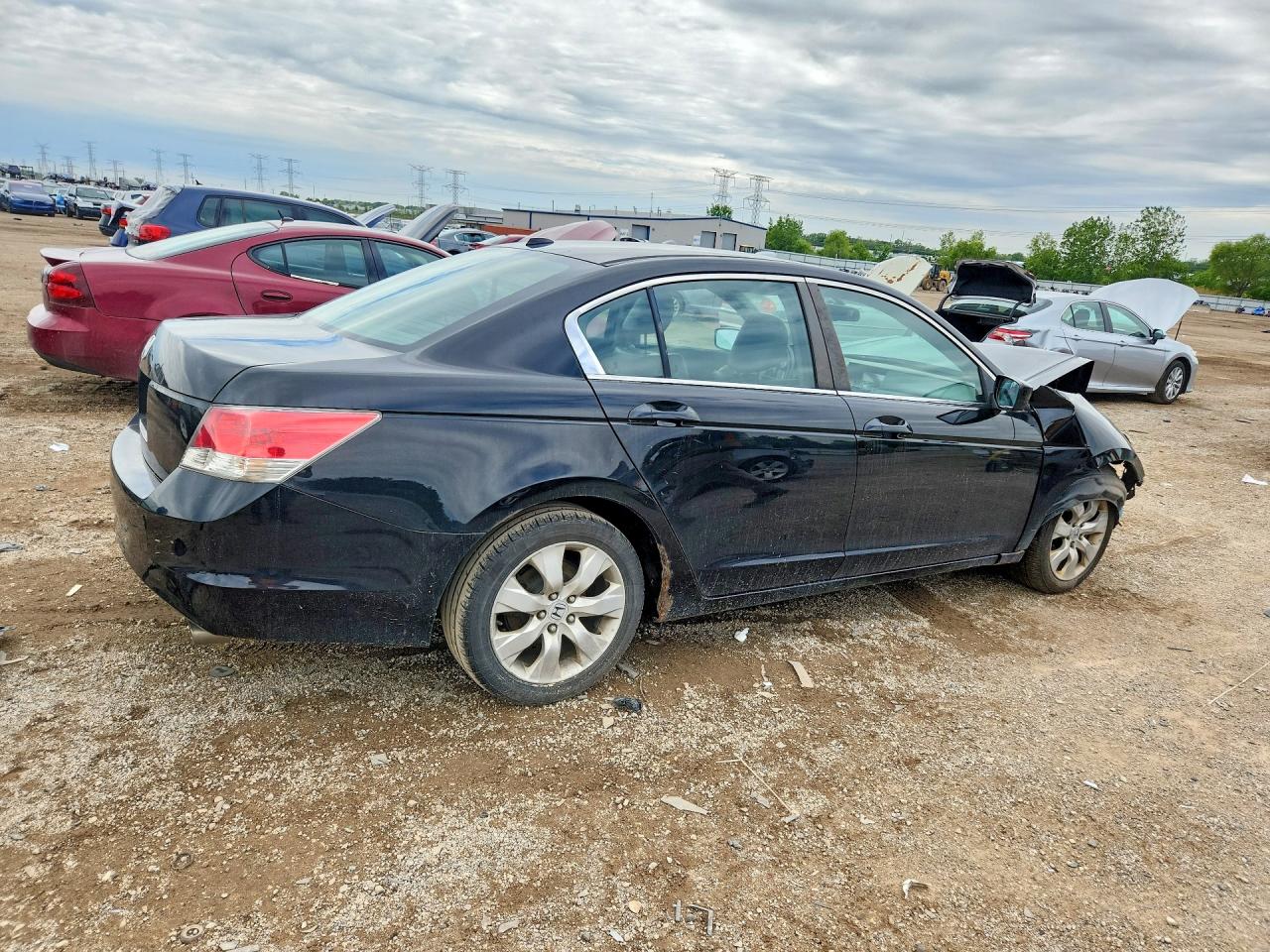 2009 Honda Accord Exl Black vin: 1HGCP26849A147304