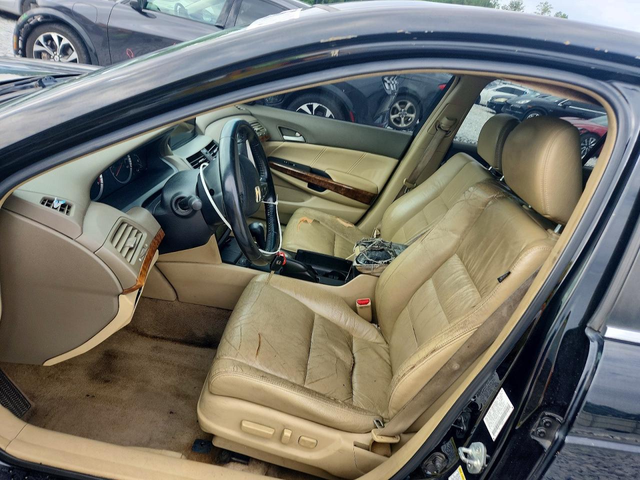 2009 Honda Accord Exl Black vin: 1HGCP26849A149778