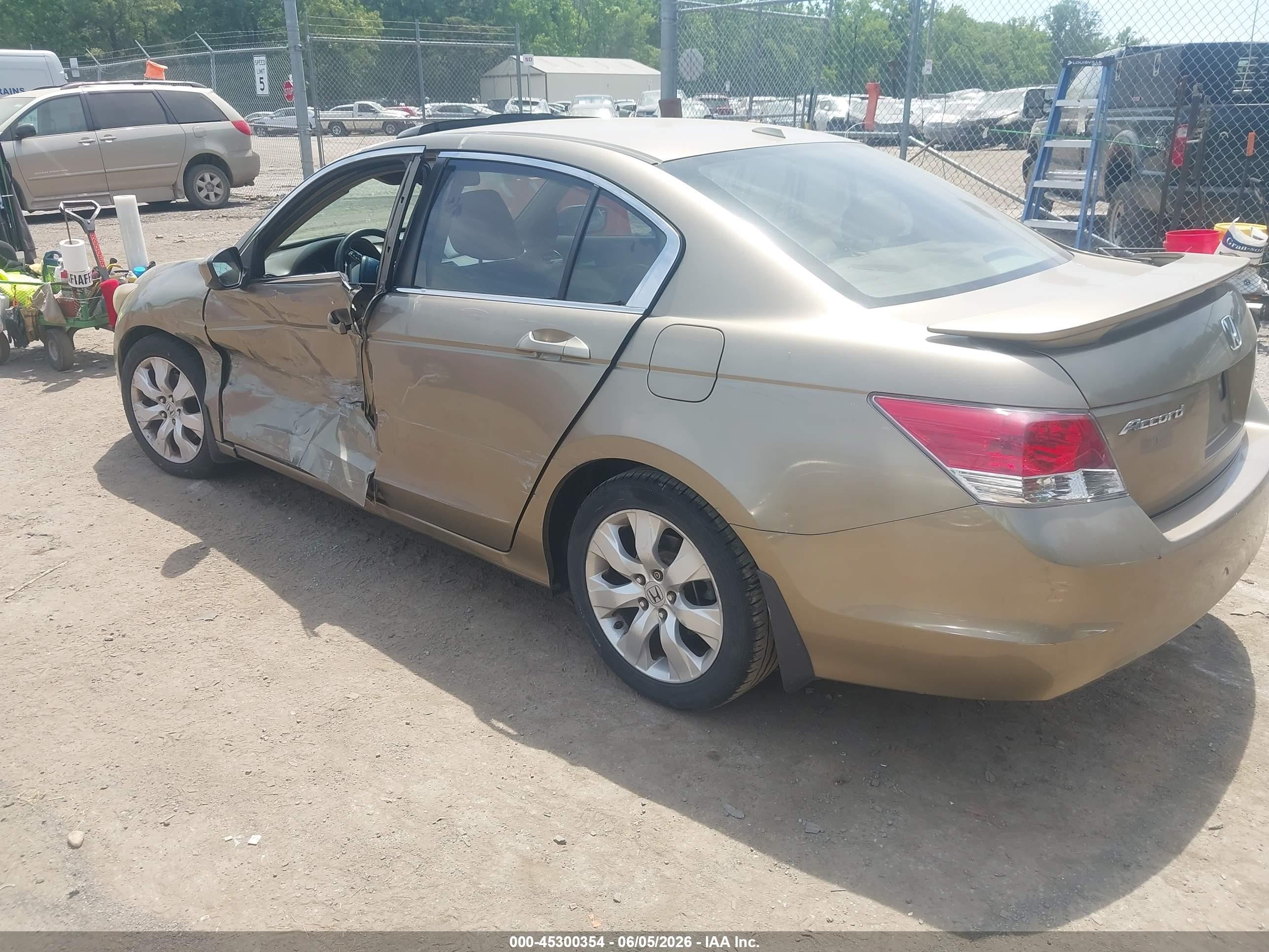 2008 Honda Accord 2.4 Ex-l Gold vin: 1HGCP26858A009608