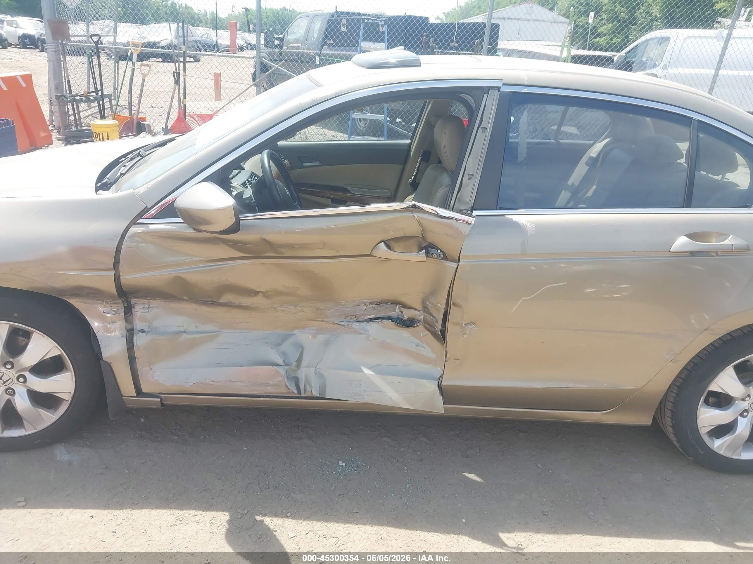 2008 Honda Accord 2.4 Ex-l Gold vin: 1HGCP26858A009608