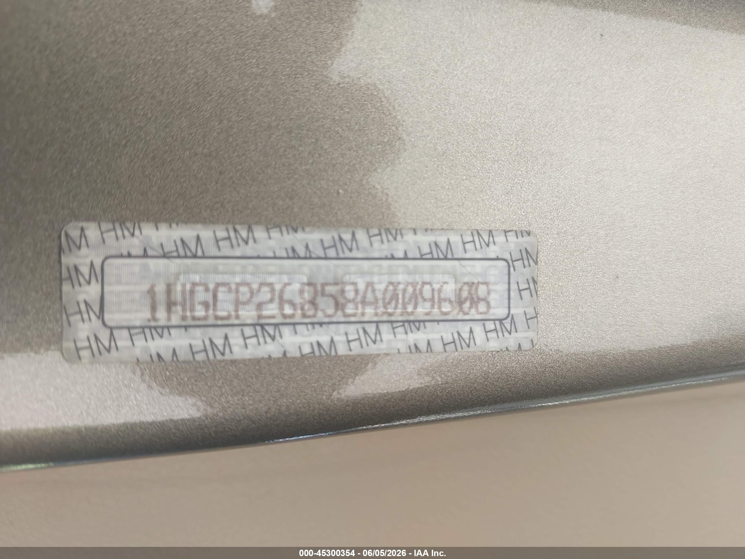 2008 Honda Accord 2.4 Ex-l Gold vin: 1HGCP26858A009608