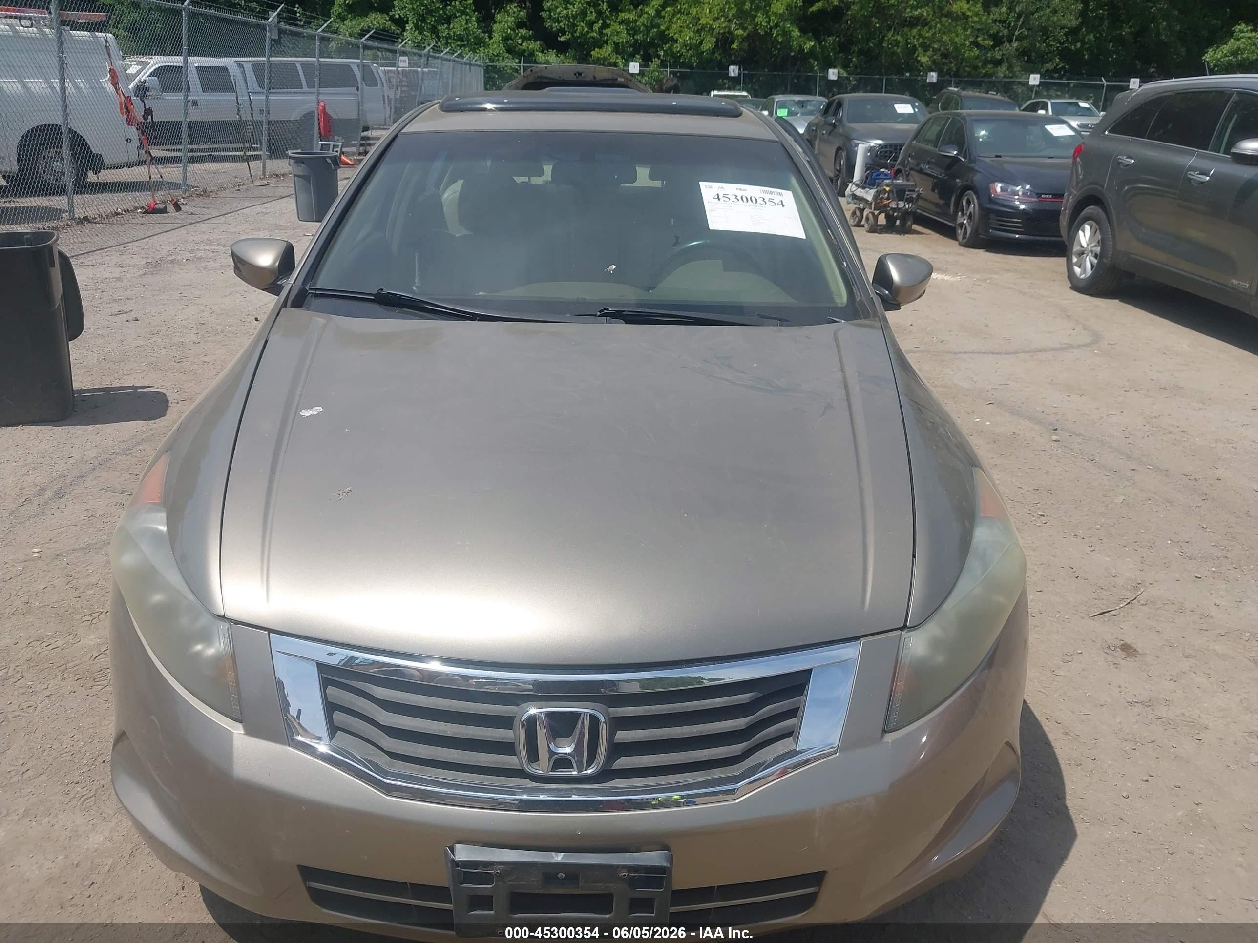 2008 Honda Accord 2.4 Ex-l Gold vin: 1HGCP26858A009608