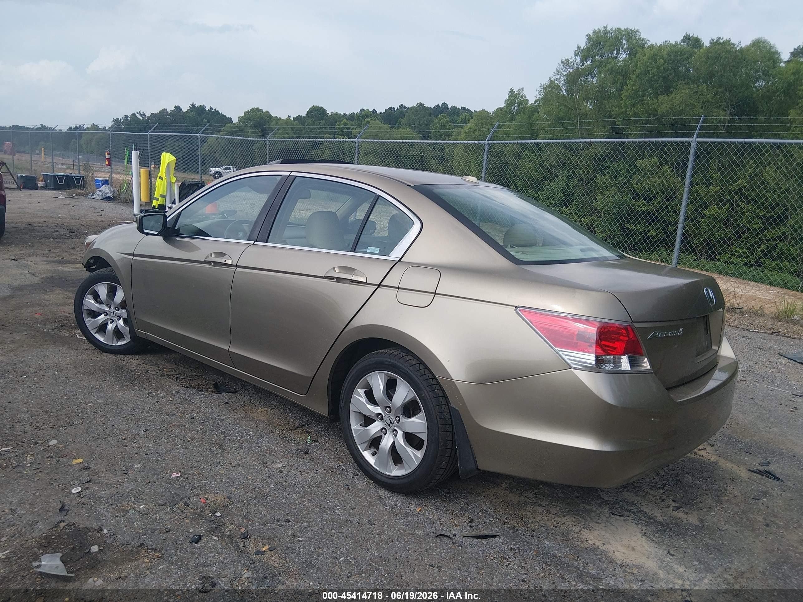 2008 Honda Accord 2.4 Ex-l Beige vin: 1HGCP26858A028224