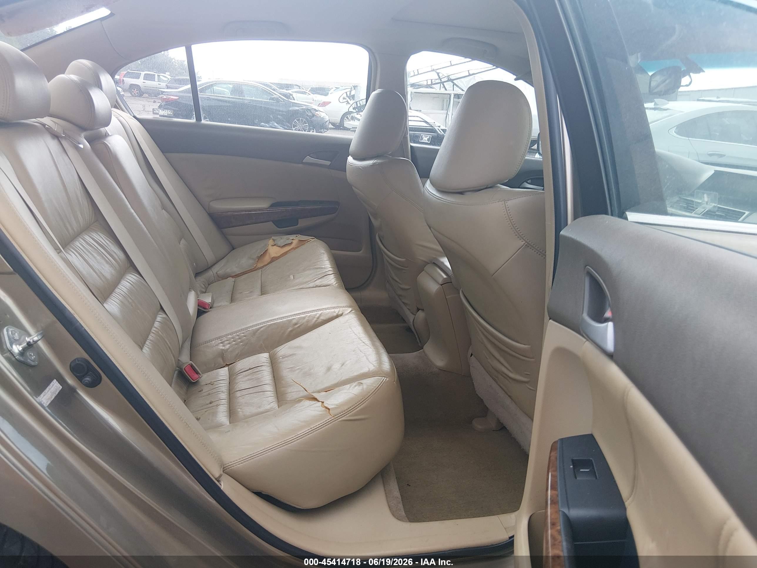 2008 Honda Accord 2.4 Ex-l Beige vin: 1HGCP26858A028224