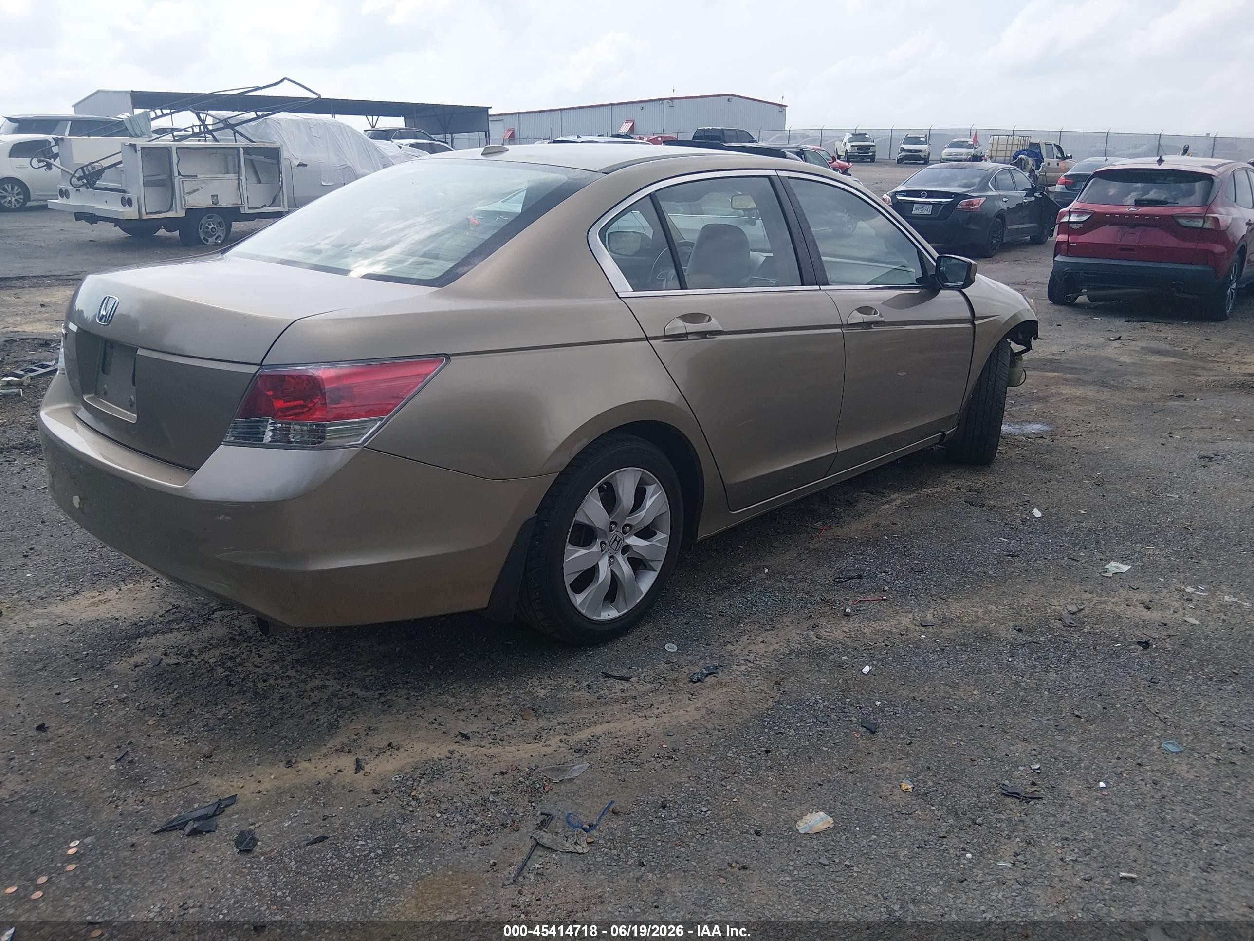 2008 Honda Accord 2.4 Ex-l Beige vin: 1HGCP26858A028224