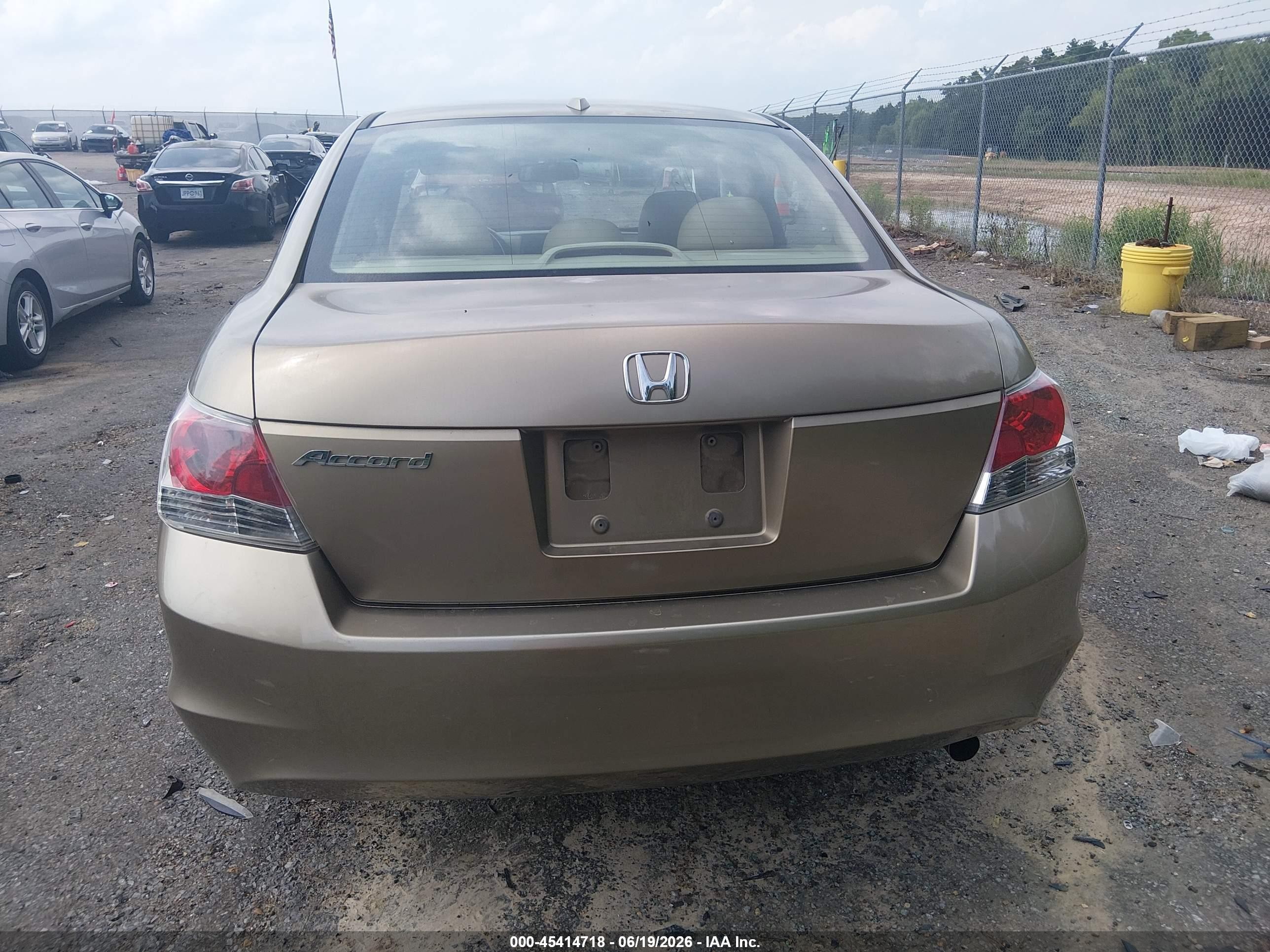 2008 Honda Accord 2.4 Ex-l Beige vin: 1HGCP26858A028224