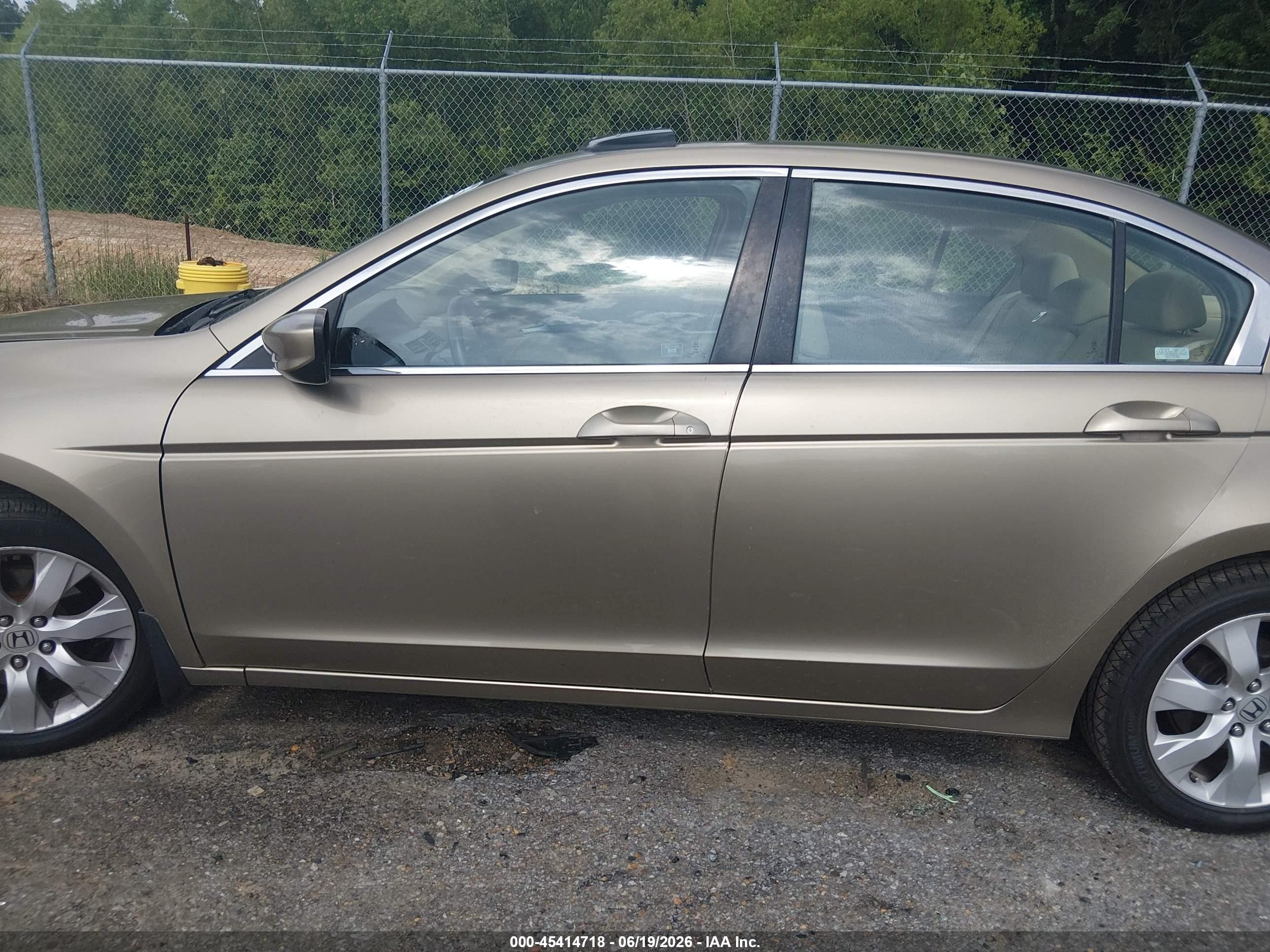 2008 Honda Accord 2.4 Ex-l Beige vin: 1HGCP26858A028224