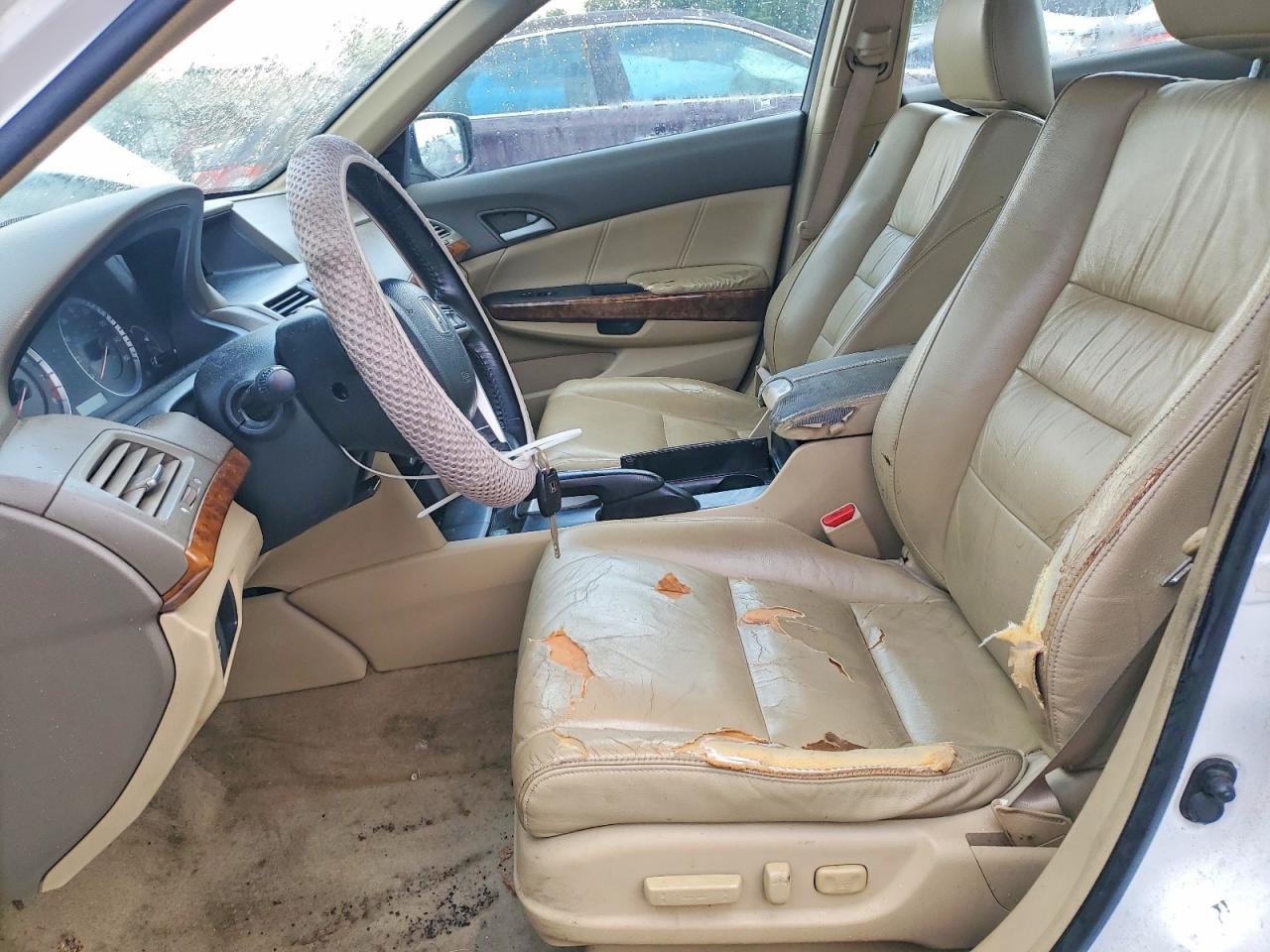 2008 Honda Accord Exl White vin: 1HGCP26858A030359