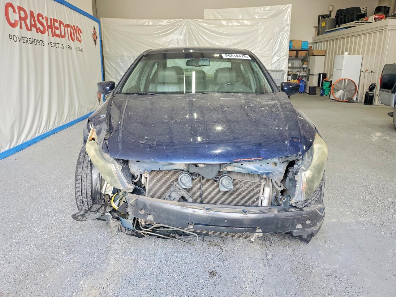 2008 Honda Accord Exl Blue vin: 1HGCP26858A041541
