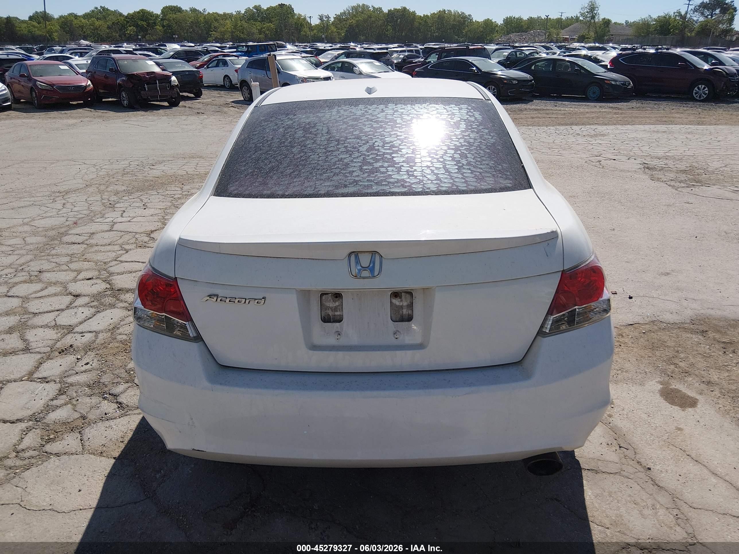 2008 Honda Accord 2.4 Ex-l White vin: 1HGCP26858A044343