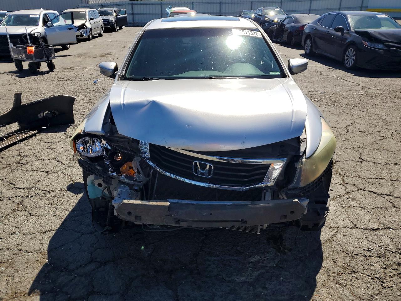 2008 Honda Accord Exl Серебряный vin: 1HGCP26858A073082