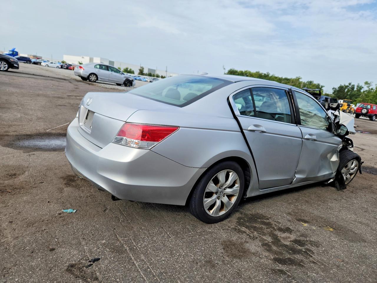 2008 Honda Accord Exl Silver vin: 1HGCP26858A075396