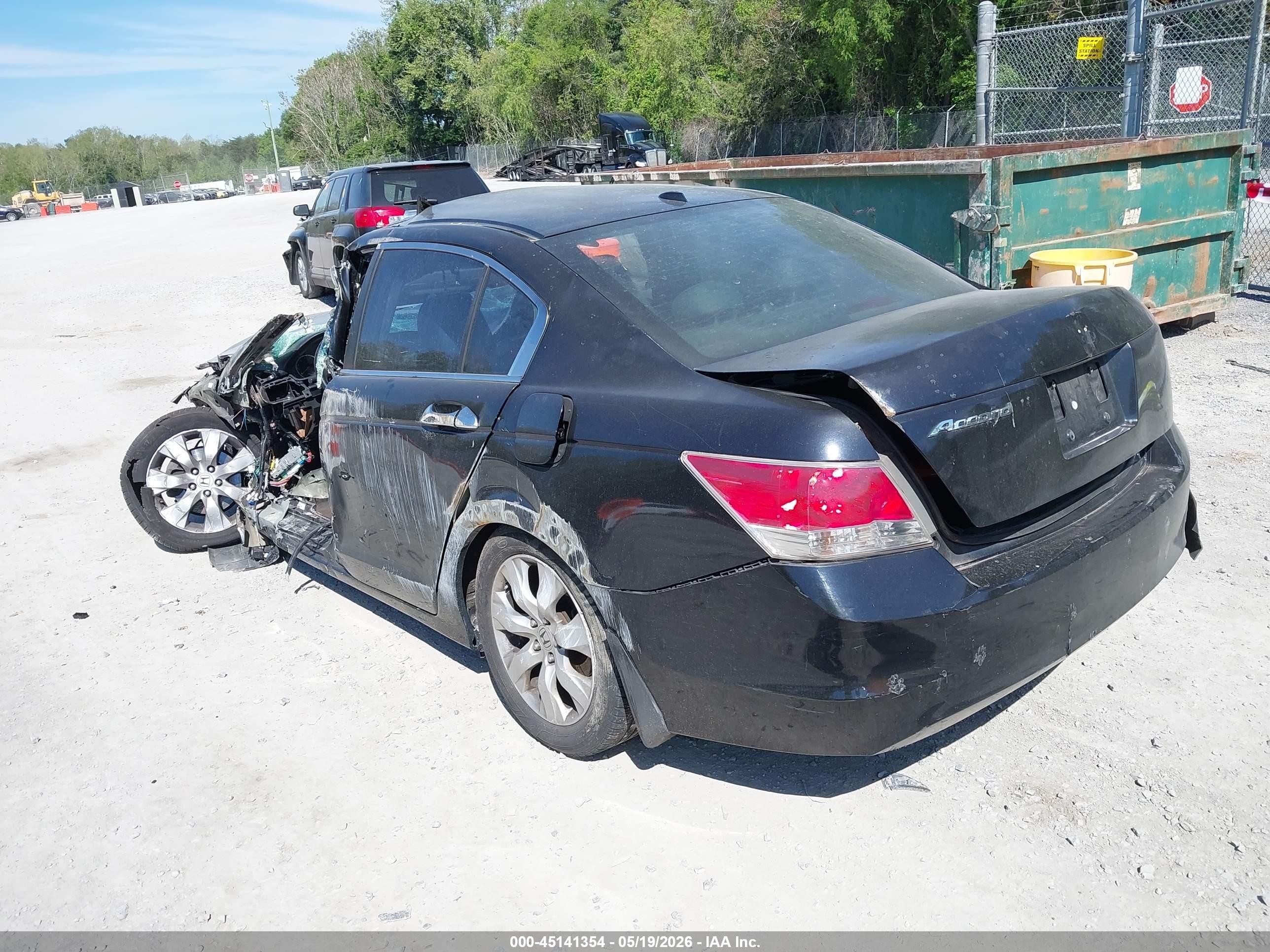 2008 Honda Accord 2.4 Ex-l Черный vin: 1HGCP26858A089556