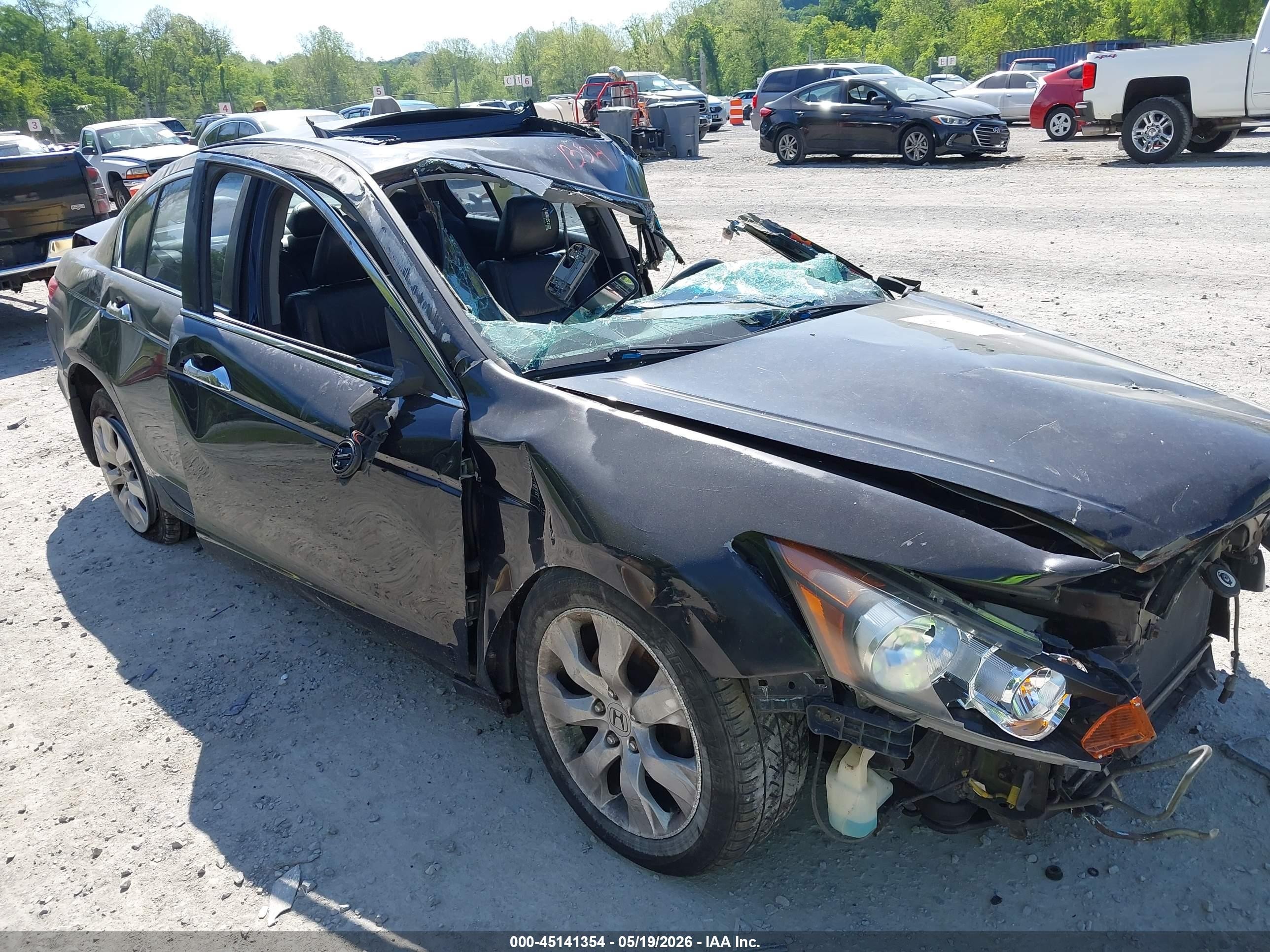 2008 Honda Accord 2.4 Ex-l Черный vin: 1HGCP26858A089556