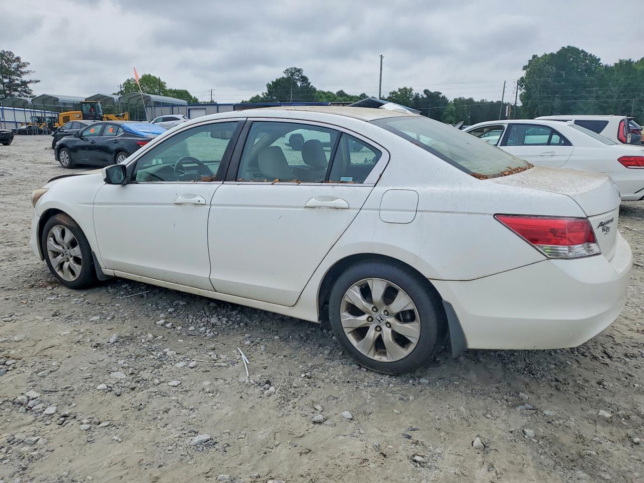 2008 Honda Accord Exl White vin: 1HGCP26858A103021